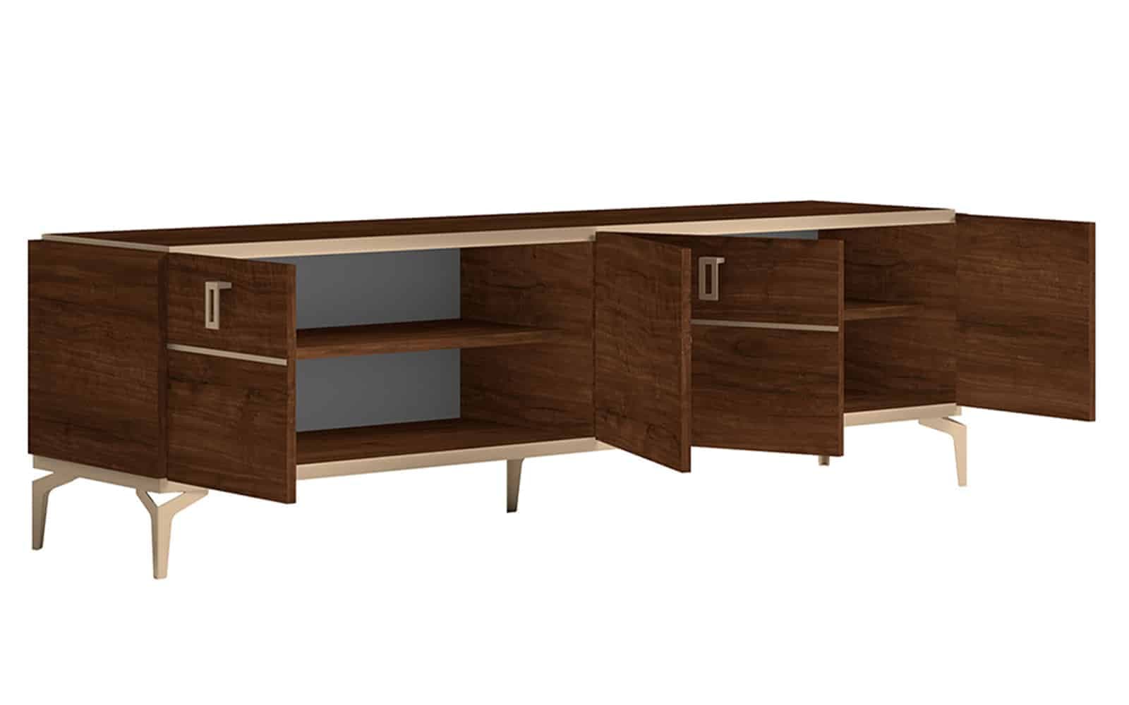Set Living Devon, 3 Piese, Nuc Lucios