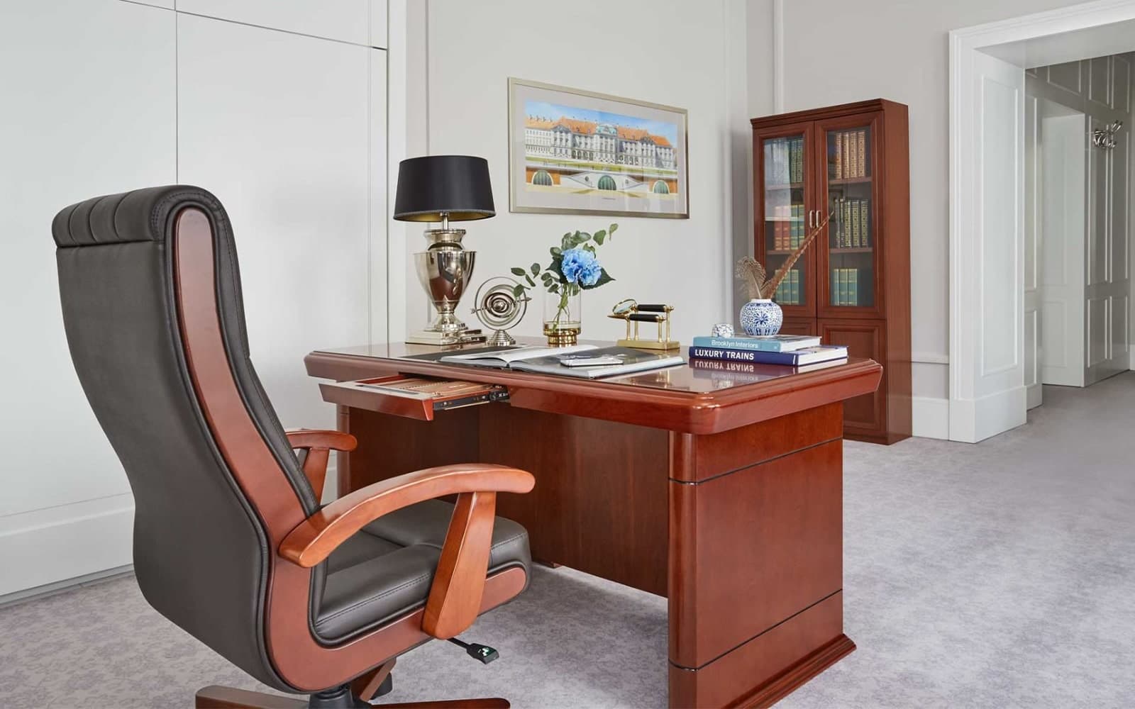 Scaun Toronto, Model T1, Coniac - Piele Maro