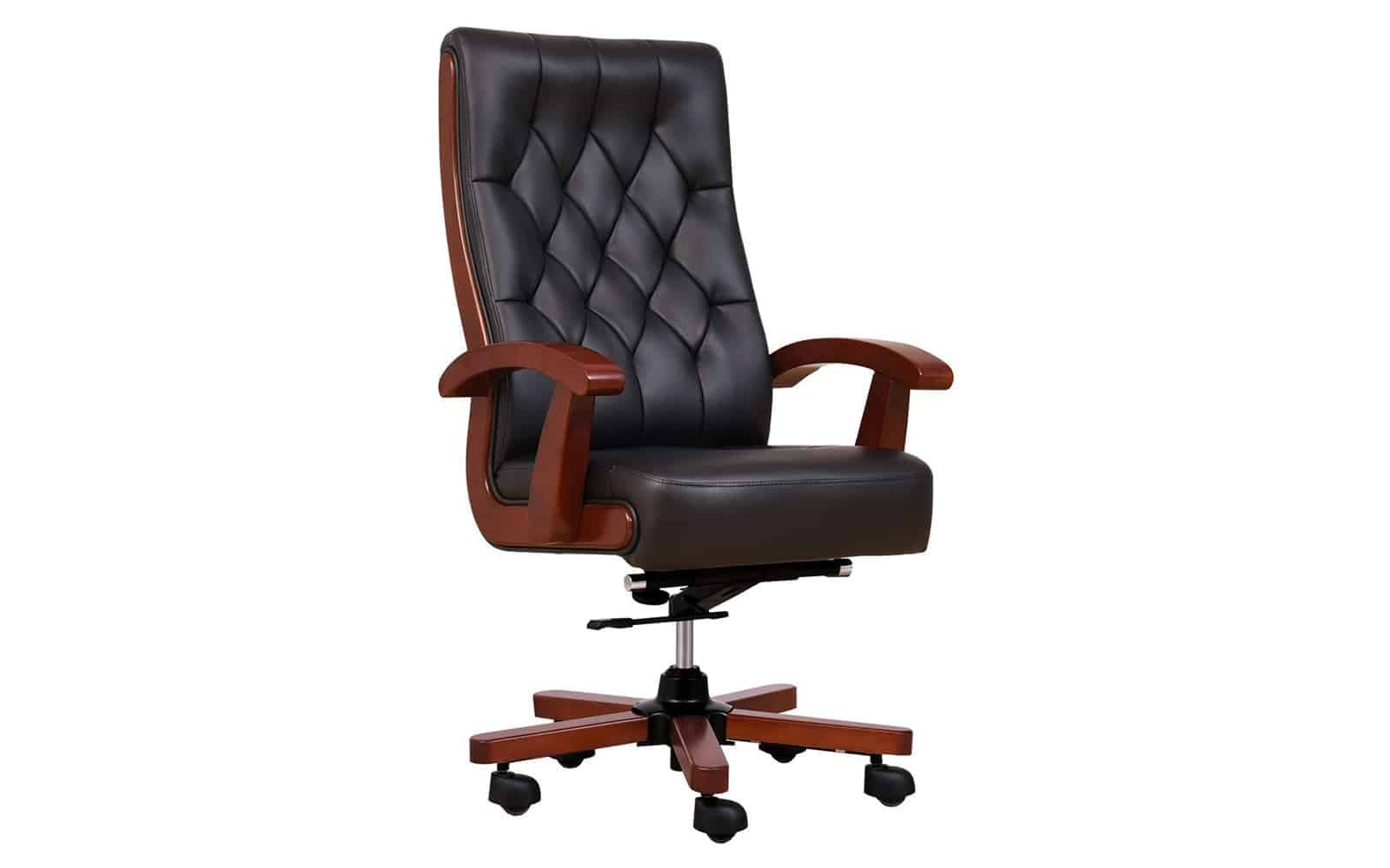 Scaun Toronto, Model T1, Coniac - Piele Neagră