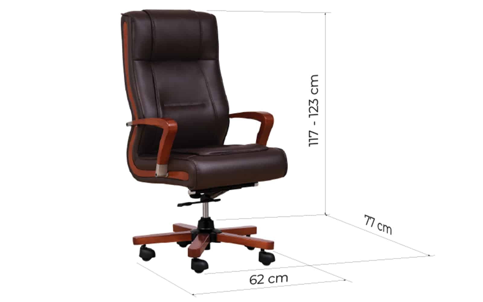Scaun Toronto, Model T3, Coniac - Piele Maro