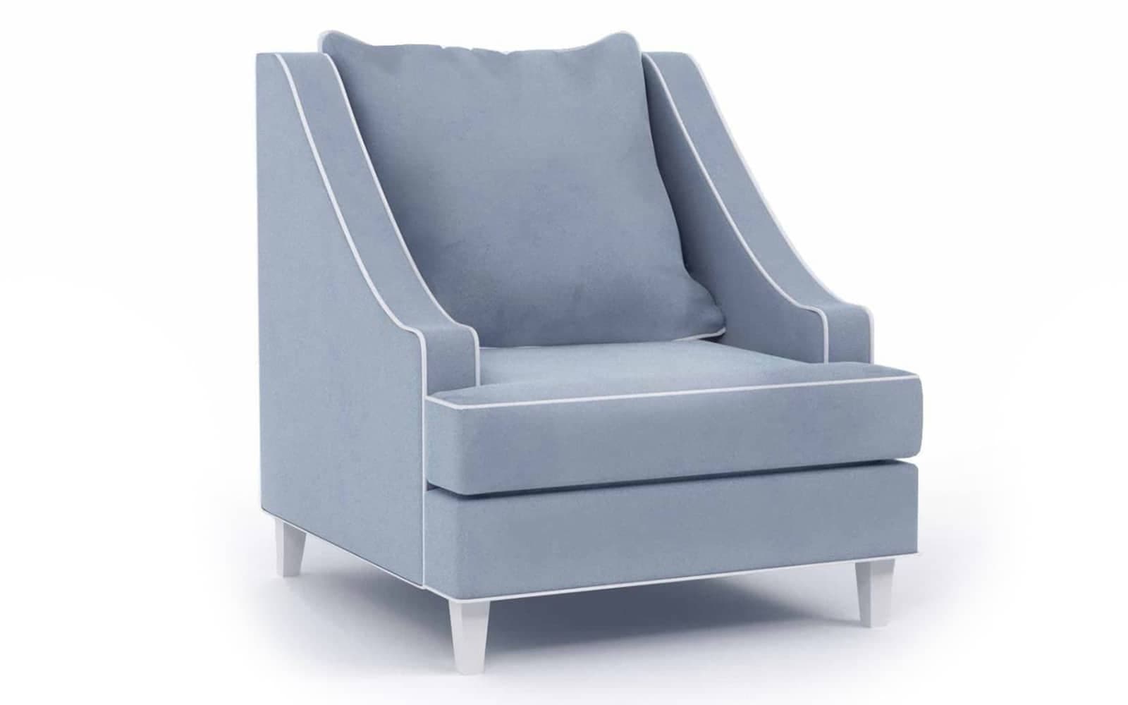 Fotoliu Elizabeth, 79x86x91cm, Bleu