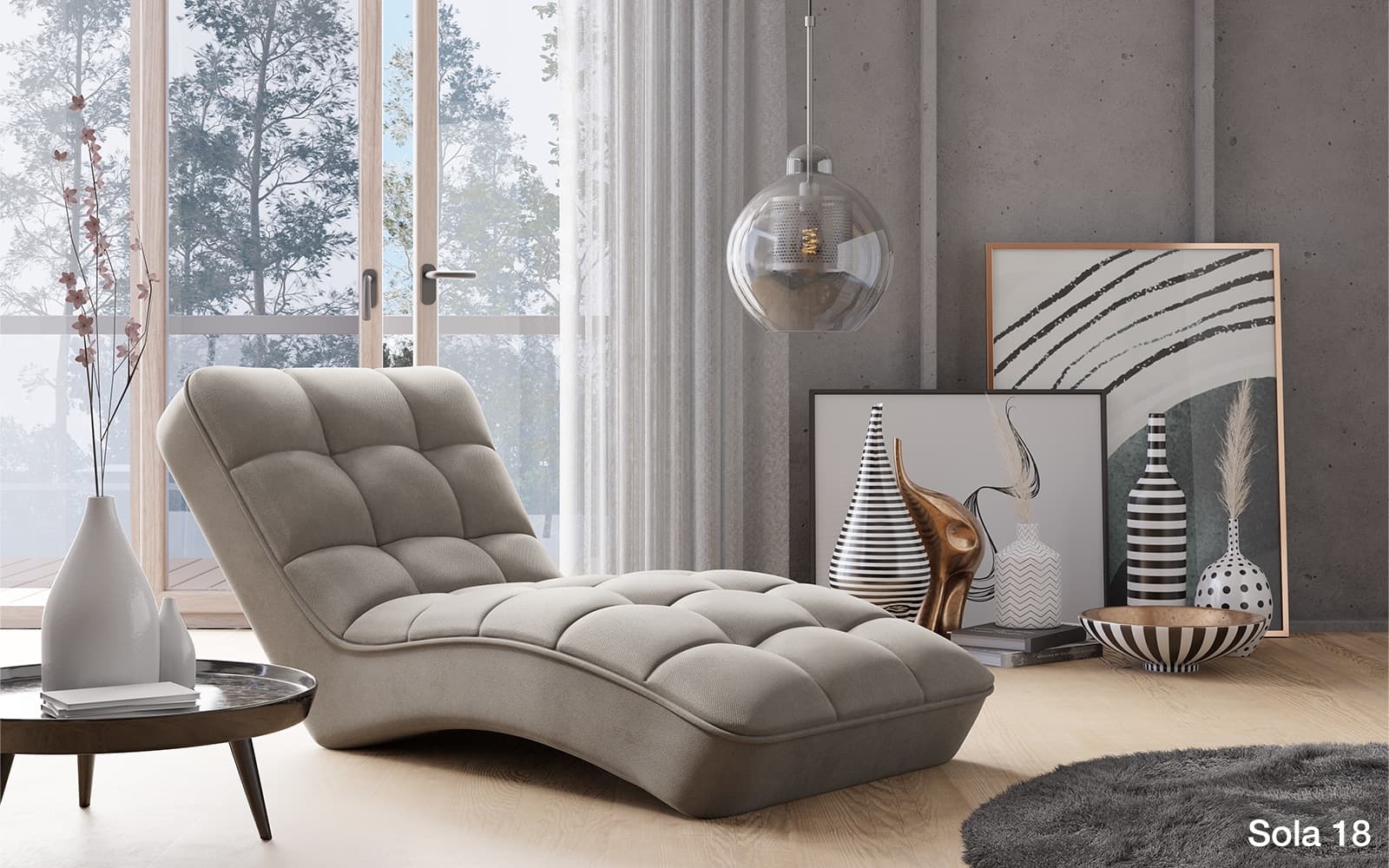 Fotoliu Lounge, Personalizabil, 85x85xH170 cm