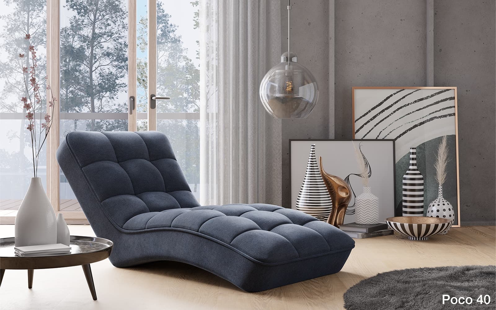 Fotoliu Lounge, Personalizabil, 85x85xH170 cm