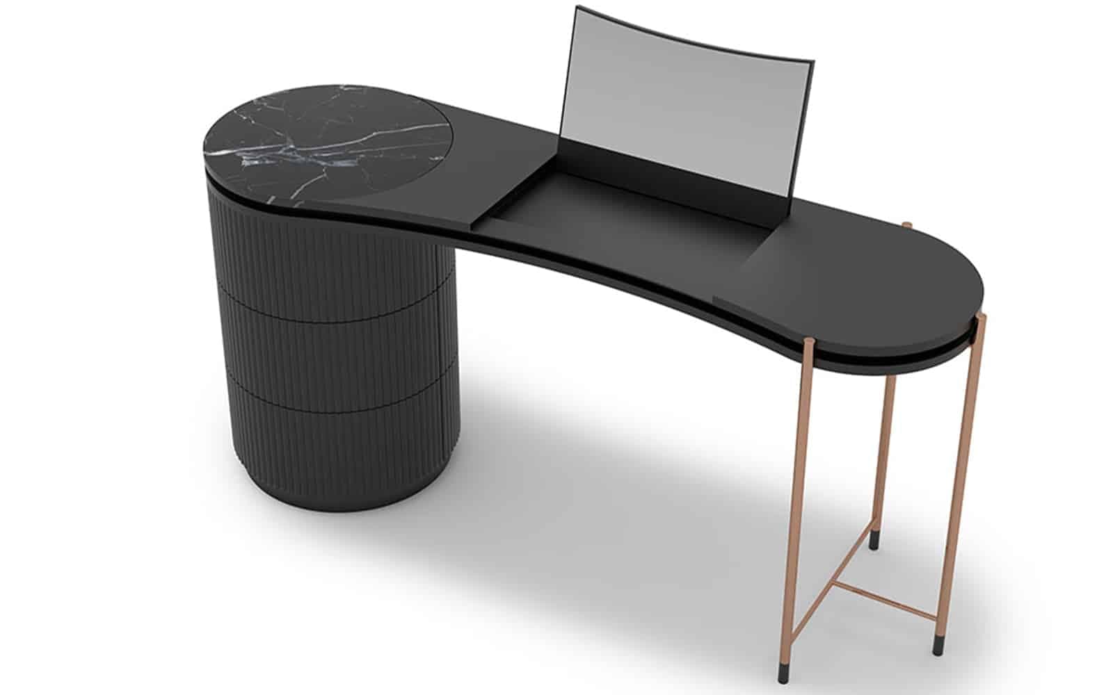 Comoda Calista, 160x77x50/43 cm