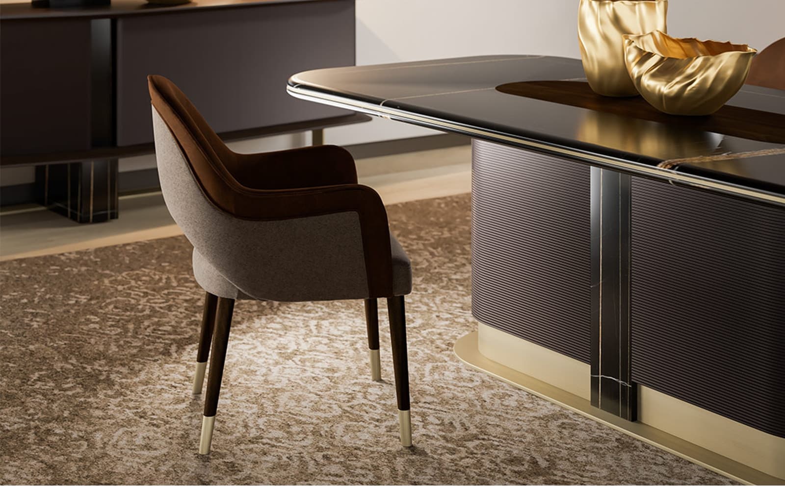 Masa Dining Maura, 240x76x105cm