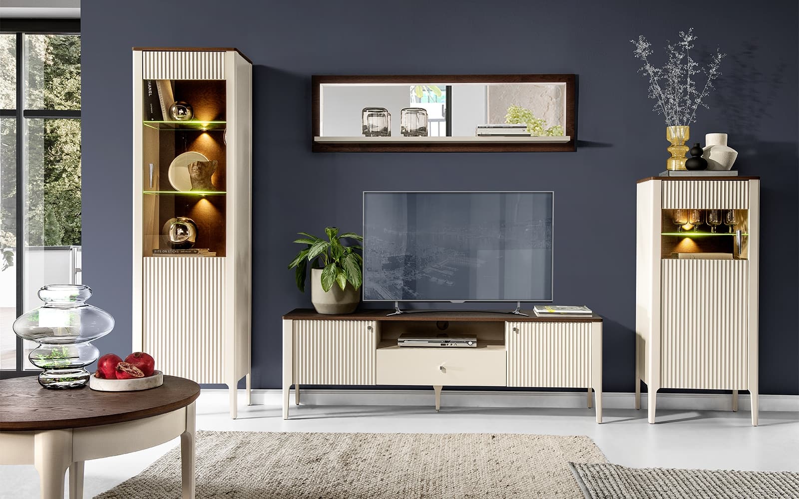 Colectie mobilier lemn masiv pentru living