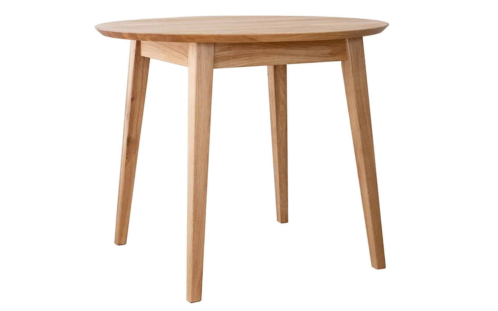 Masă Dining Oscar, Rotundă, Stejar Masiv