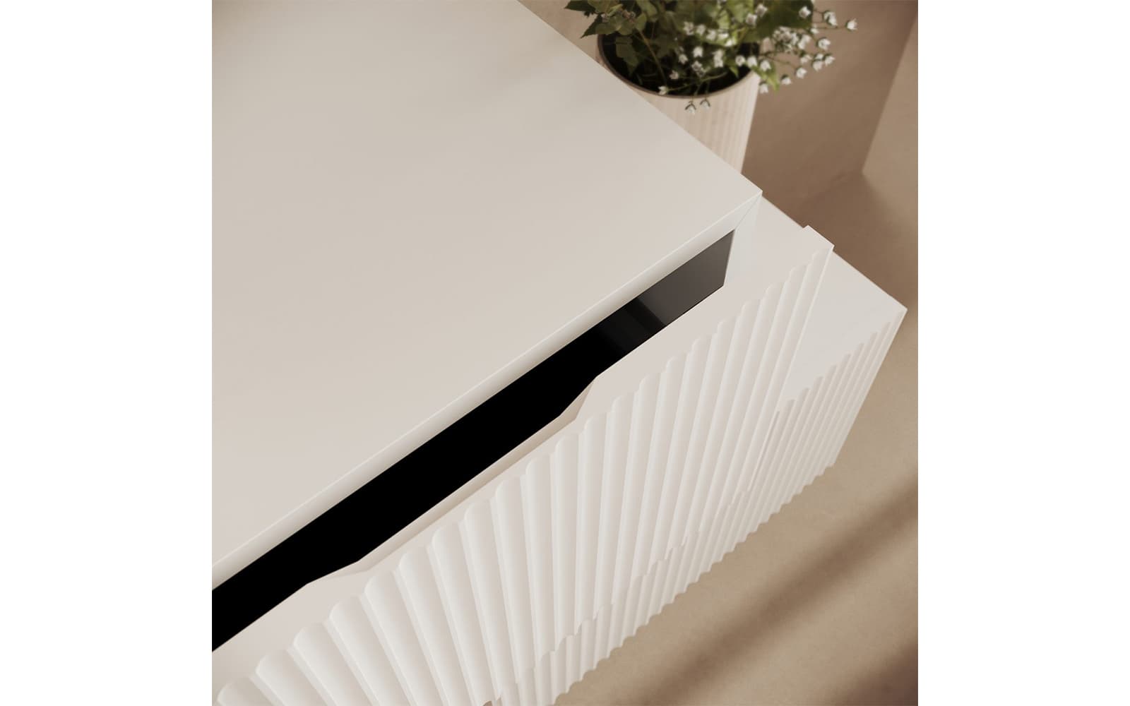 Set Mobilier Baie Suspendat Rimini, Model R3