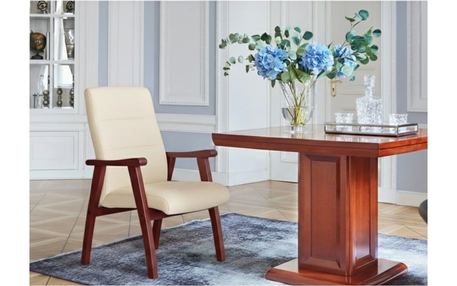 Scaun de conferința Toronto, 62x70x101cm, Personalizabil din lemn masiv