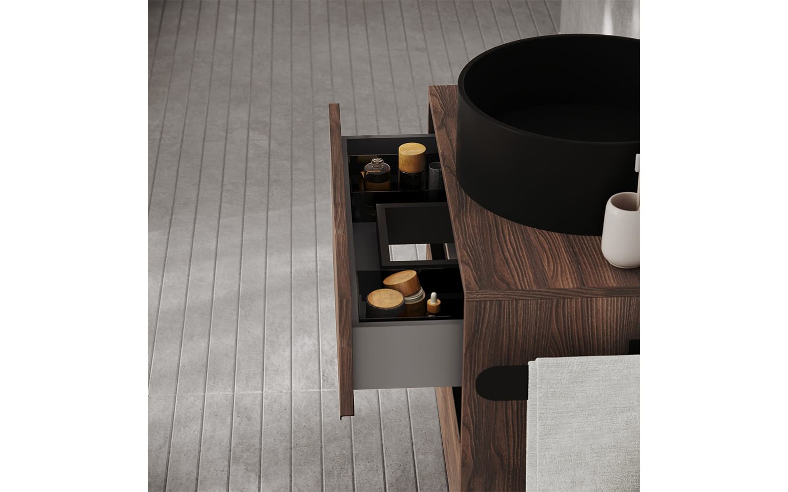 Set Mobilier Baie Suspendat Noce, Model N2