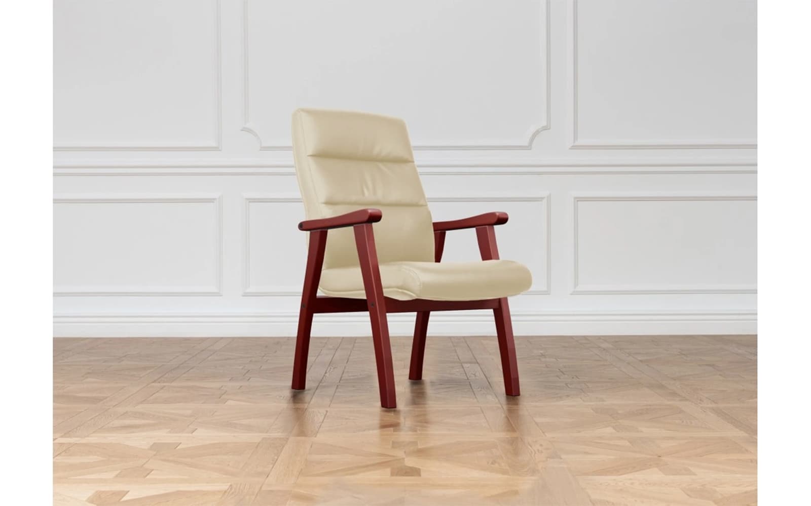 Scaun de conferința Toronto, 62x70x101cm, Personalizabil din lemn masiv