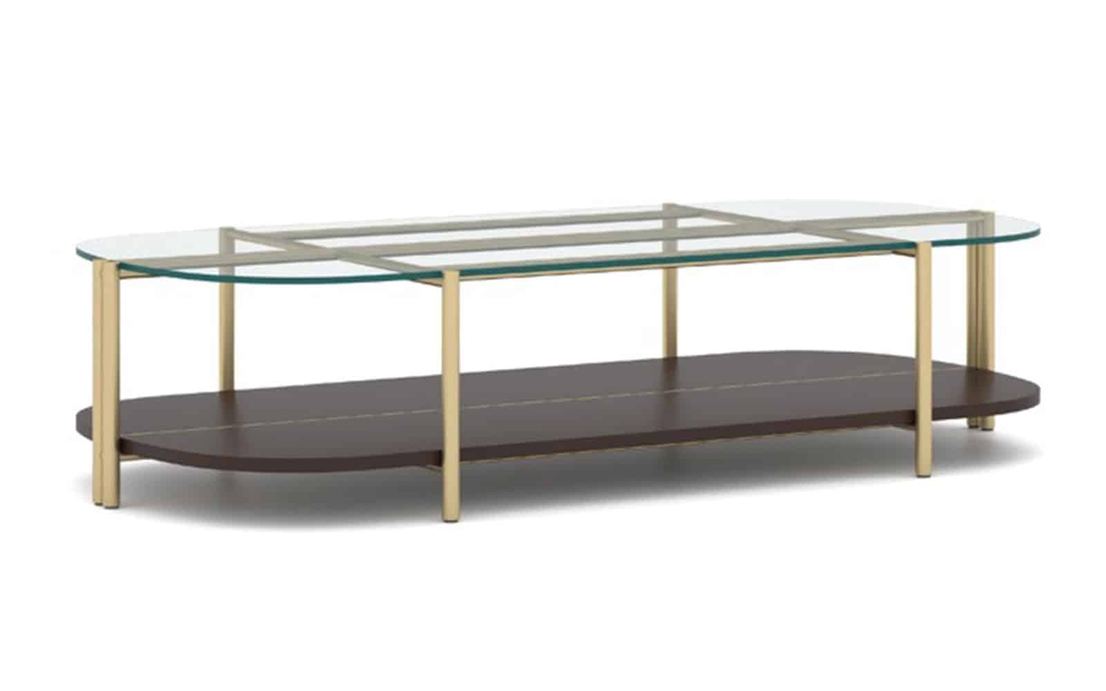 Masuta de Cafea Marquesa, 155x35x75cm din lemn masiv