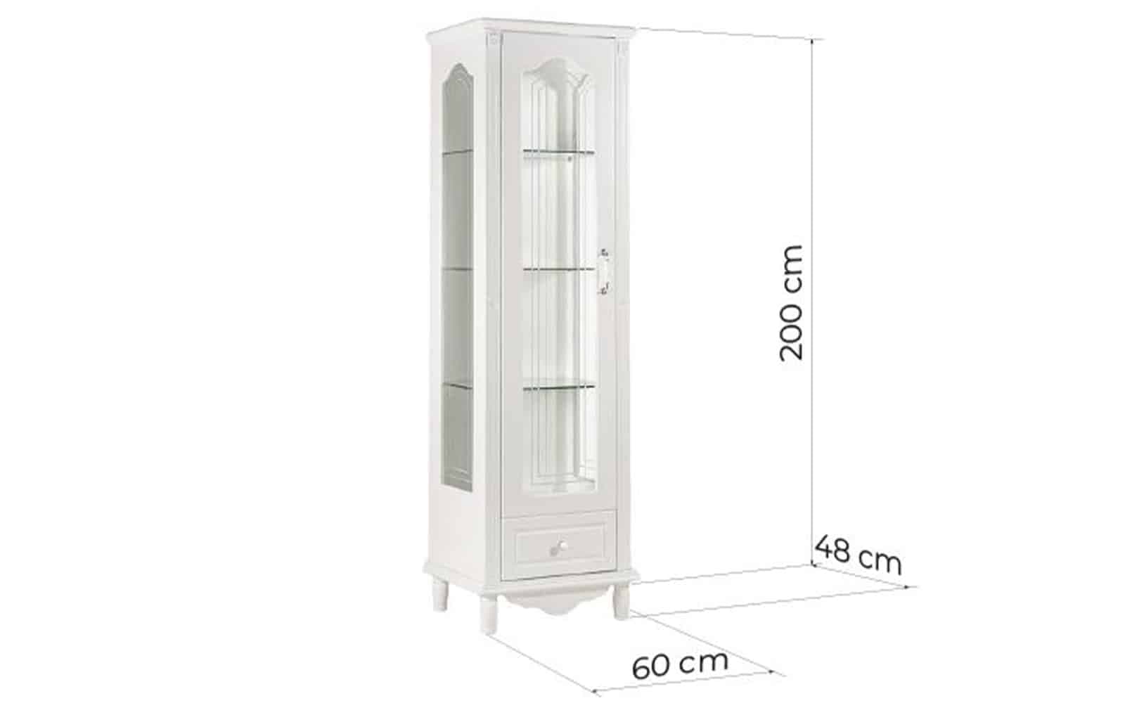 Set Living Elizabeth, 3 Piese, Alb