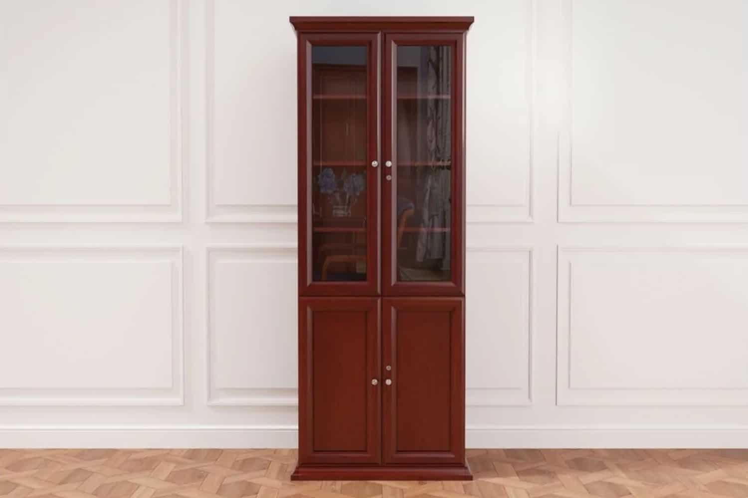 Dulap Toronto cu uși din sticla, Model A2, 80 x 43.5 x 220 cm
