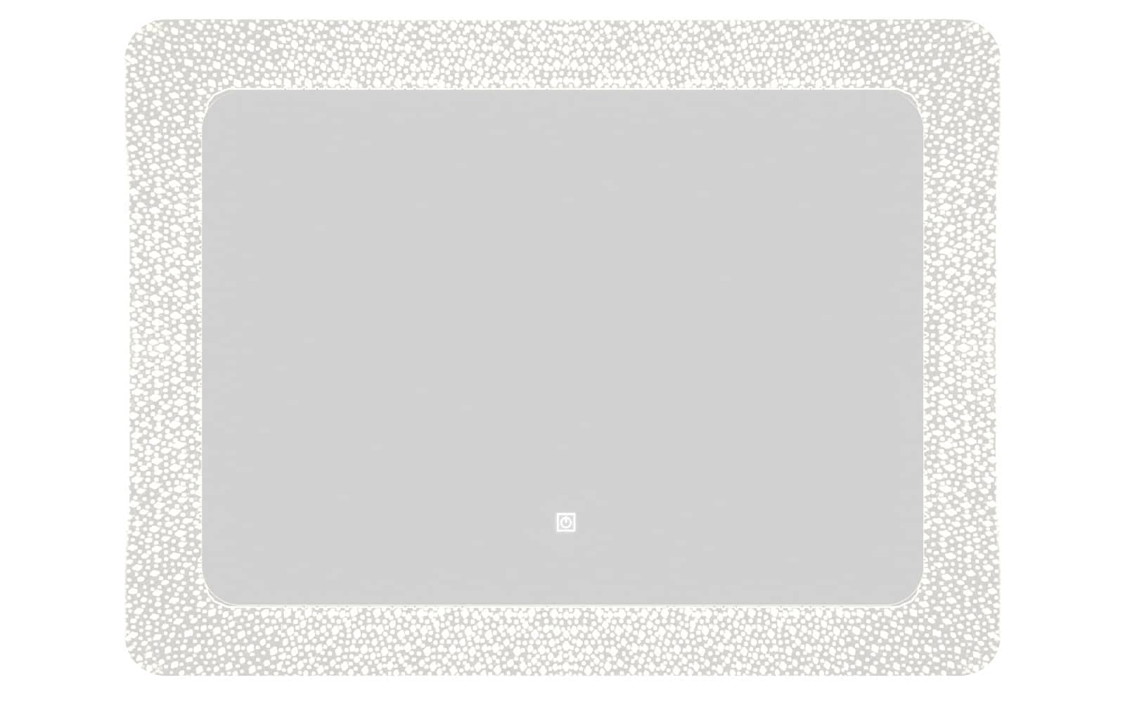 Oglinda cu iluminare LED si acționare touch, Efect Cristale, 80x60cm
