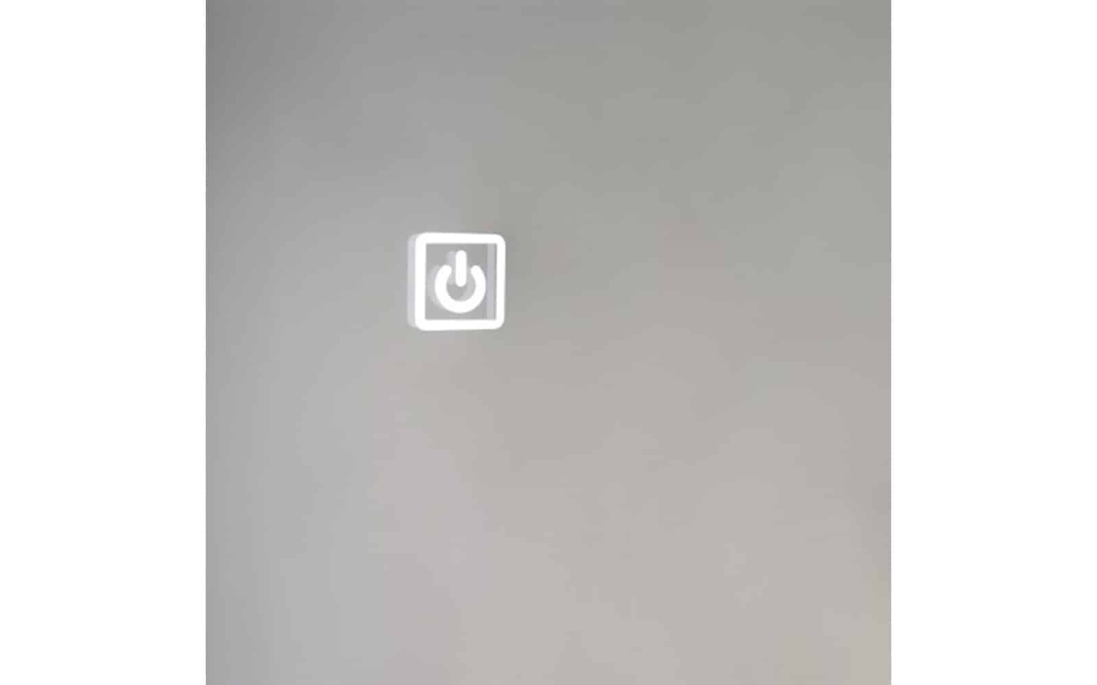 Oglinda cu Ceas, Iluminare LED si Lupa Touch 80x60cm / 100x70cm din lemn masiv