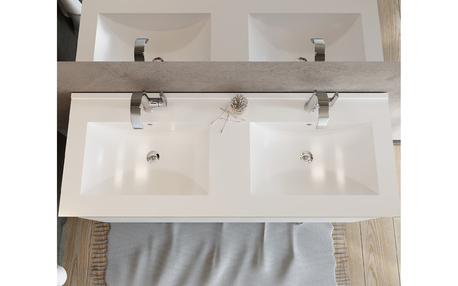 Set Mobilier Baie Suspendat Salta, Personalizabil