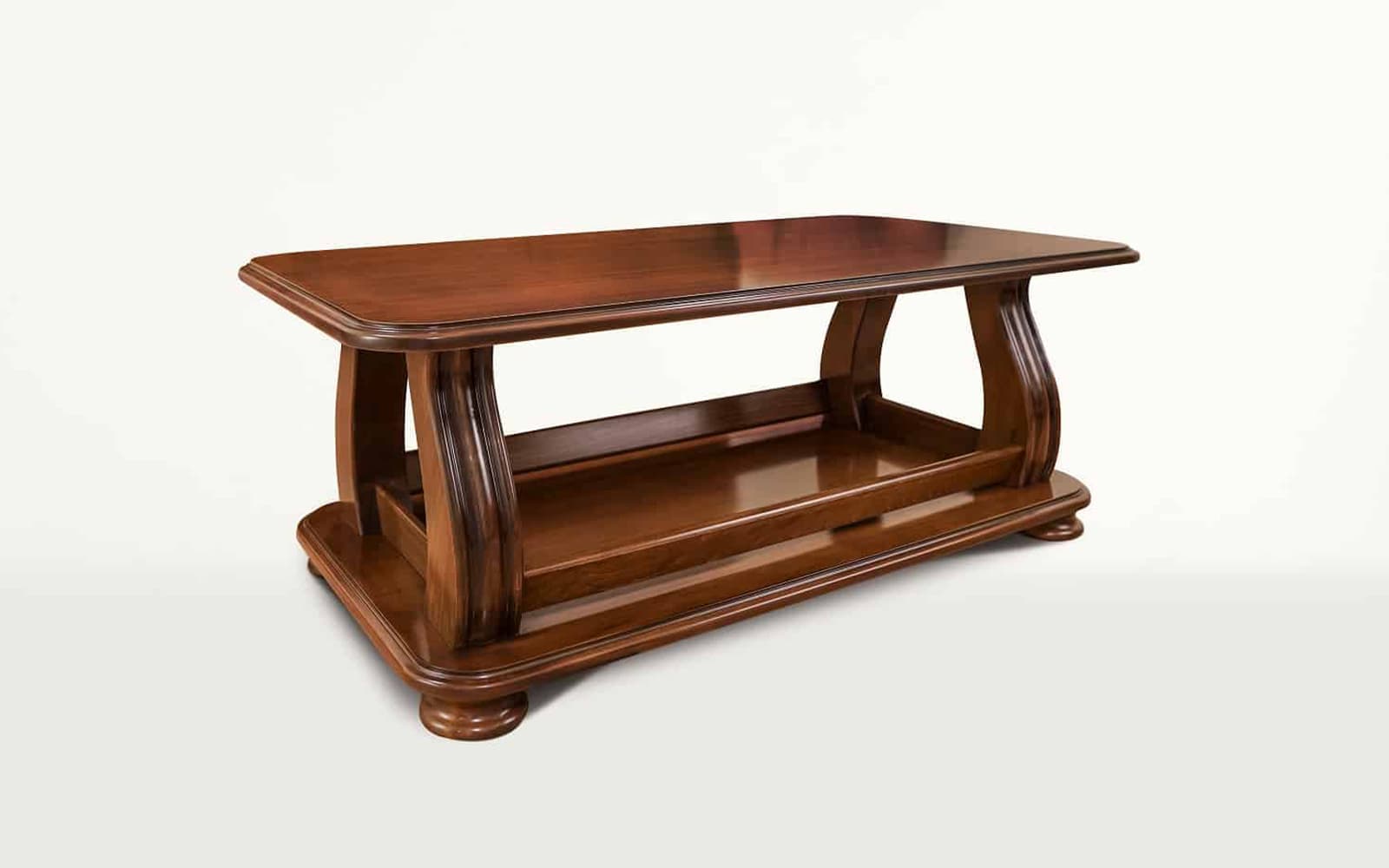 Masuta de cafea Bernhard, L120xA65x45H din lemn masiv