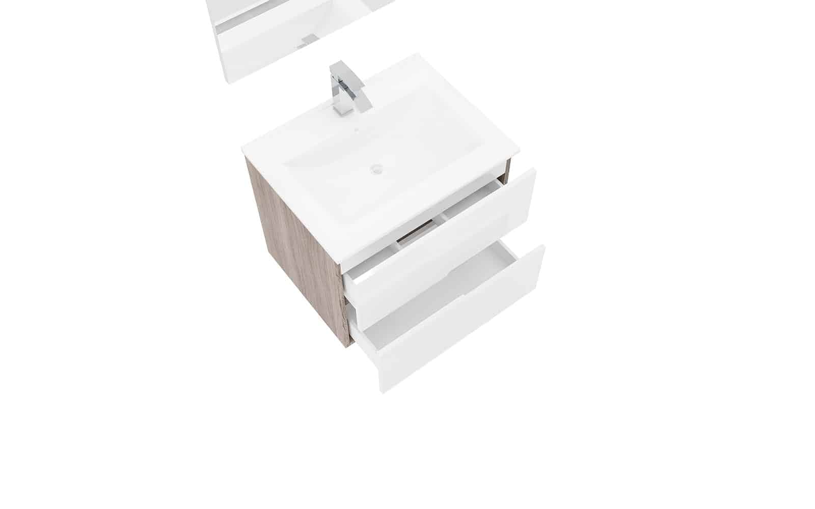 Set Mobilier Baie Suspendat Bello, 60cm