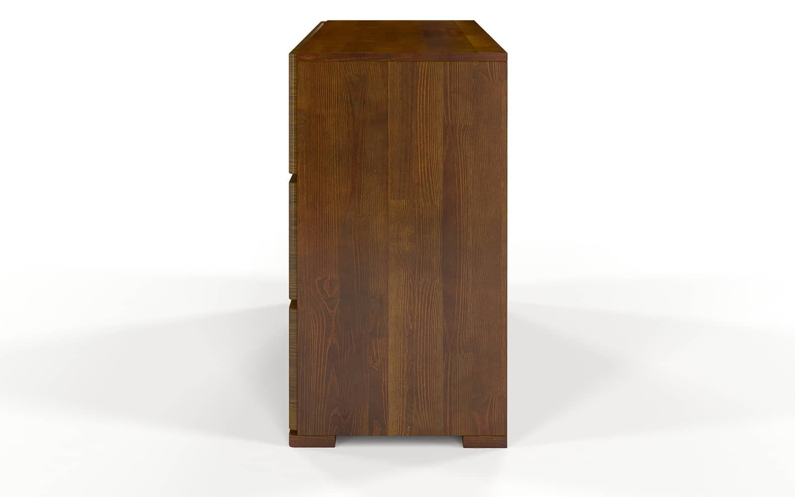 Comodă TerraCraft, Lemn Masiv Pin, 3 sertare, 120x45x81cm