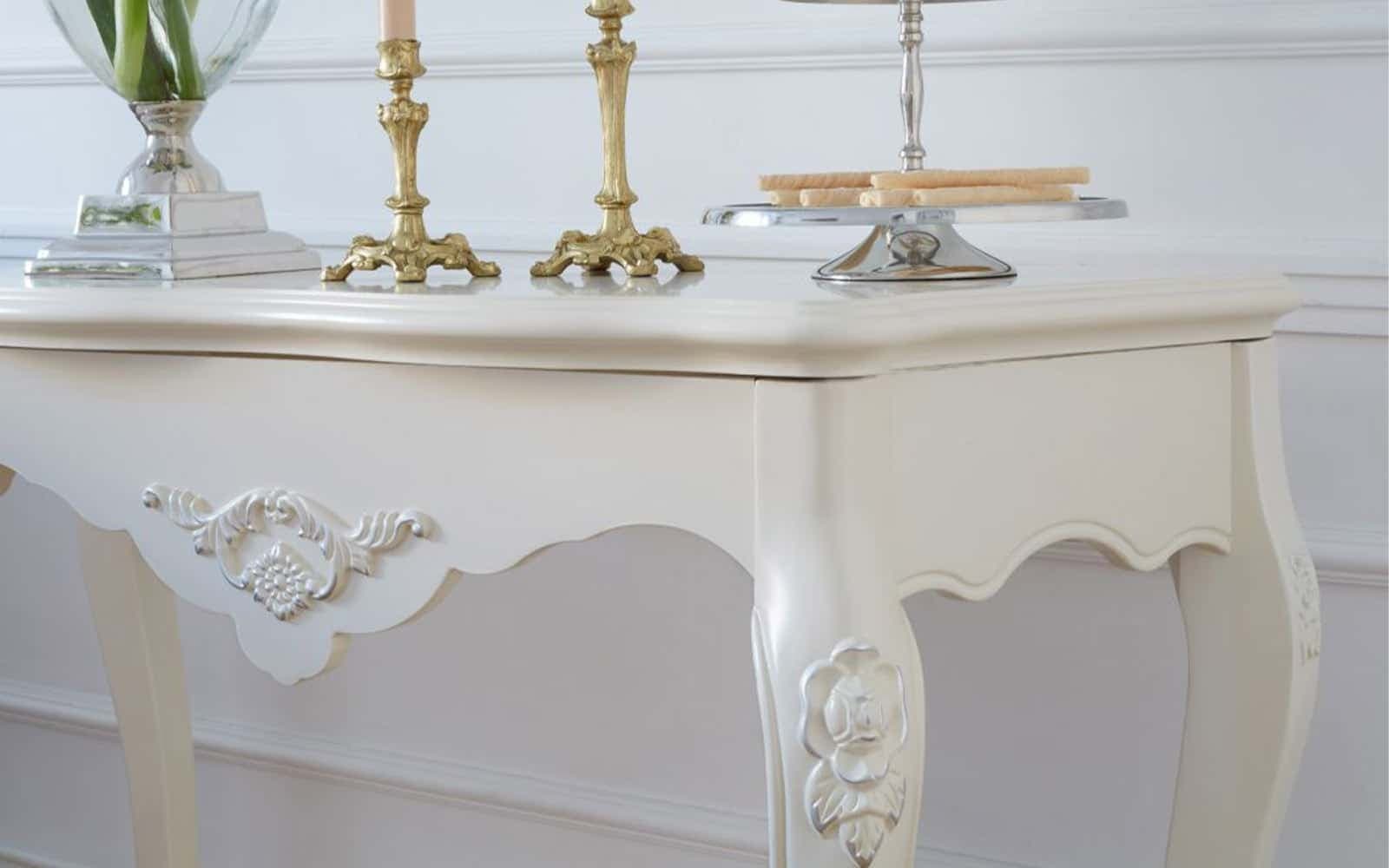 Consola Paris, 120x50x78cm, Alb