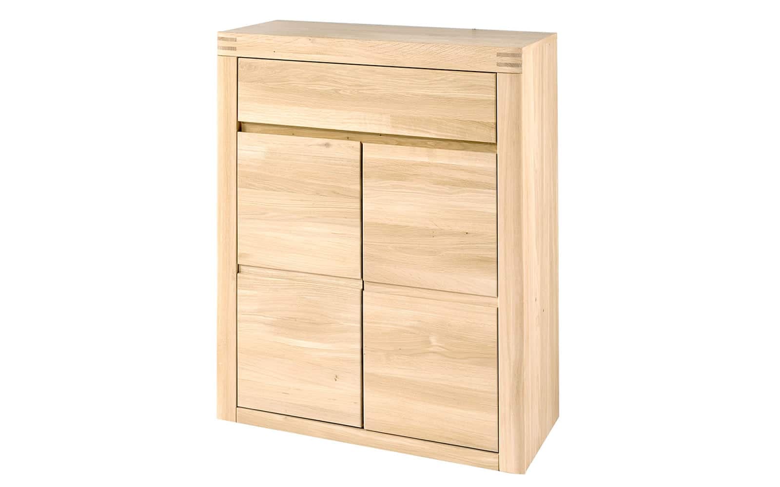 Set Hol Alesto, Băncuță, Oglindă, Cuier, Dulap, Pantofar - Stejar Masiv