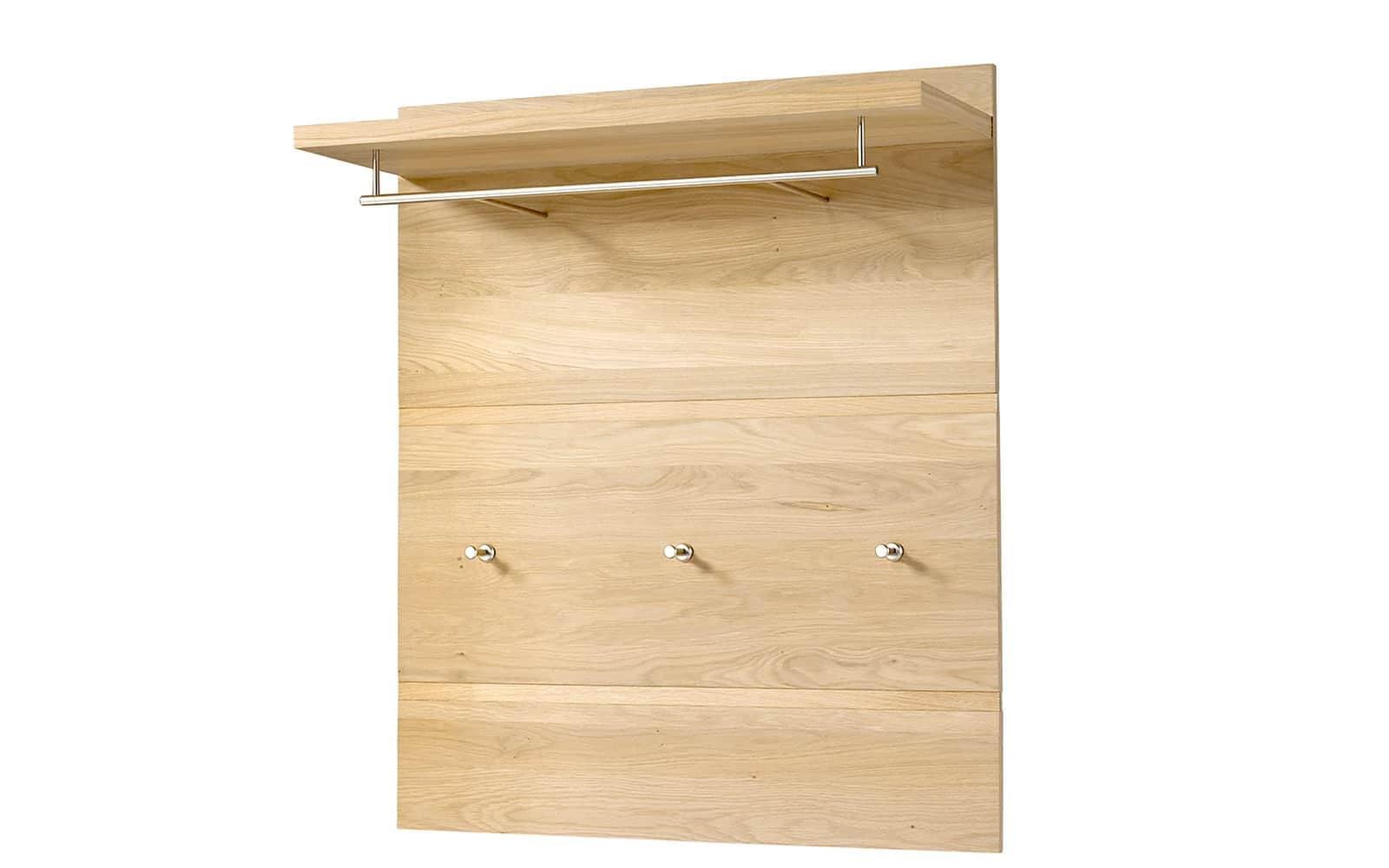 Set Hol Alesto, Băncuță, Oglindă, Cuier, Dulap, Pantofar - Stejar Masiv