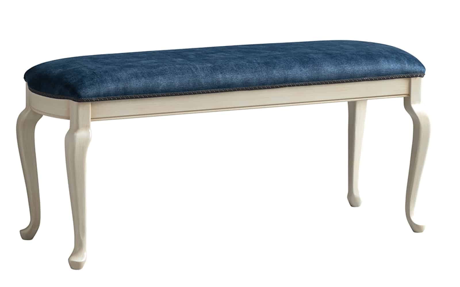 Bancuta Ambra, Lemn Masiv, Crem, 120x52x80cm