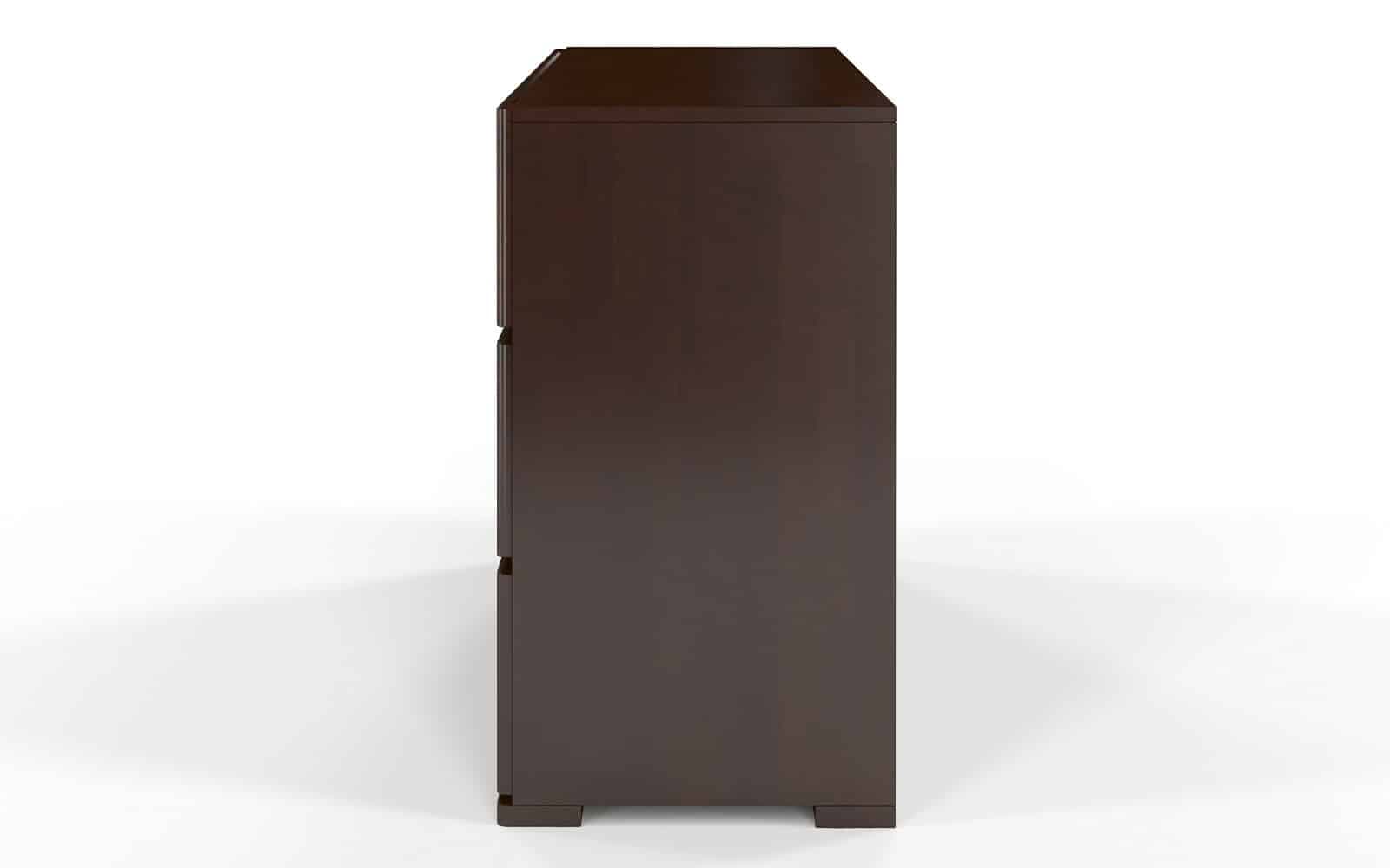 Comodă TerraCraft, Lemn Masiv Fag, 3 sertare, 120x45x81cm
