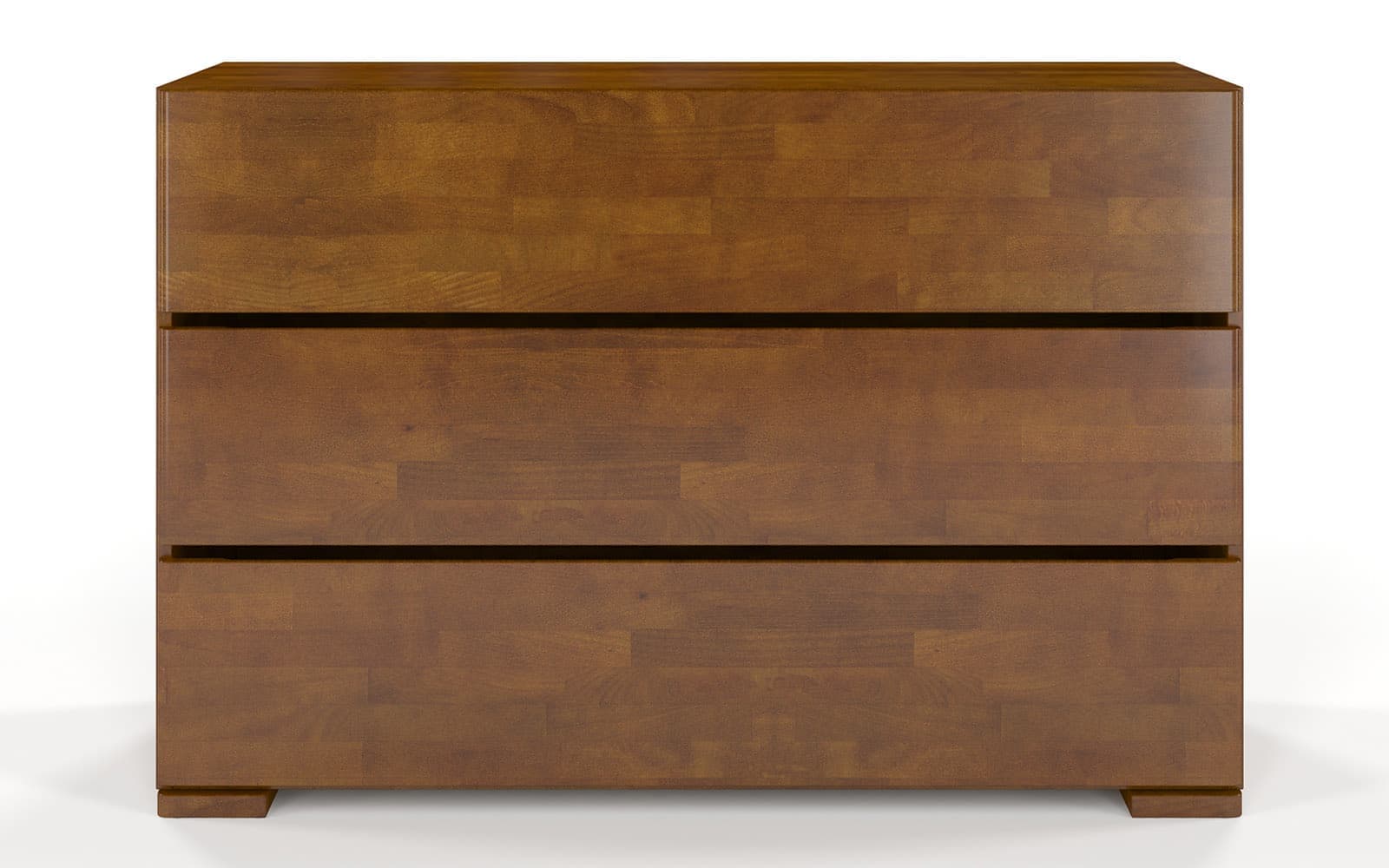 Comodă TerraCraft, Lemn Masiv Fag, 3 sertare, 120x45x81cm