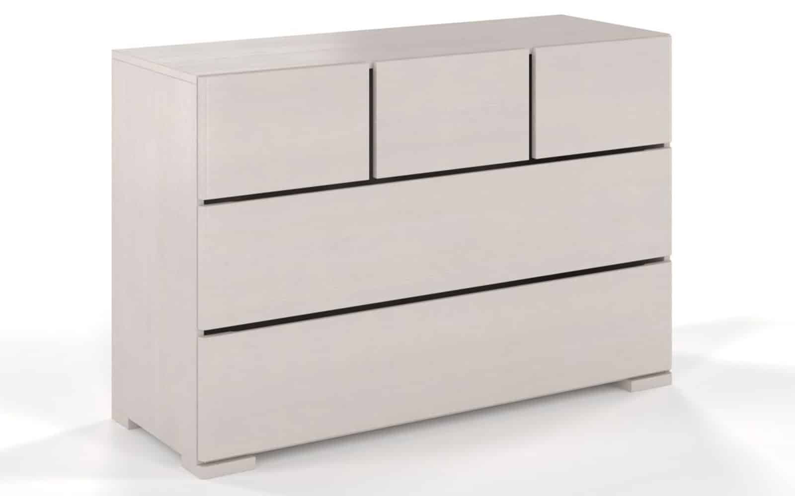 Comodă TerraCraft, Lemn Masiv Pin, 3+2 Sertare, 120x45x81cm