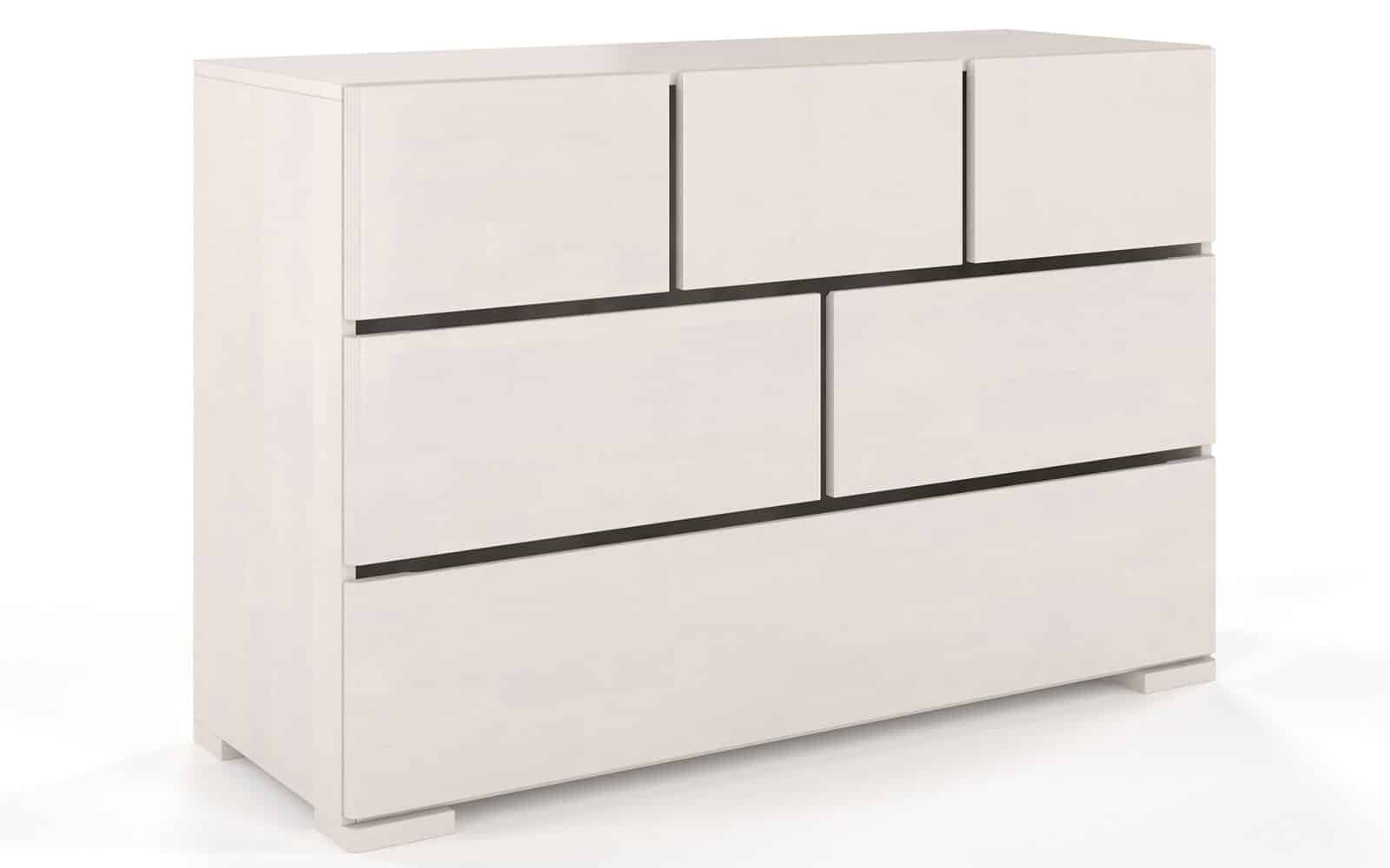 Comodă TerraCraft, Lemn Masiv Fag, 3+2+1 Sertare, 120x45x81cm
