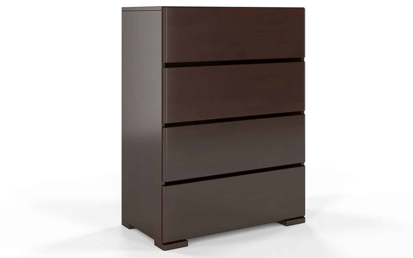 Comodă TerraCraft, Lemn Masiv Fag, 4 Sertare, 80x45x108cm