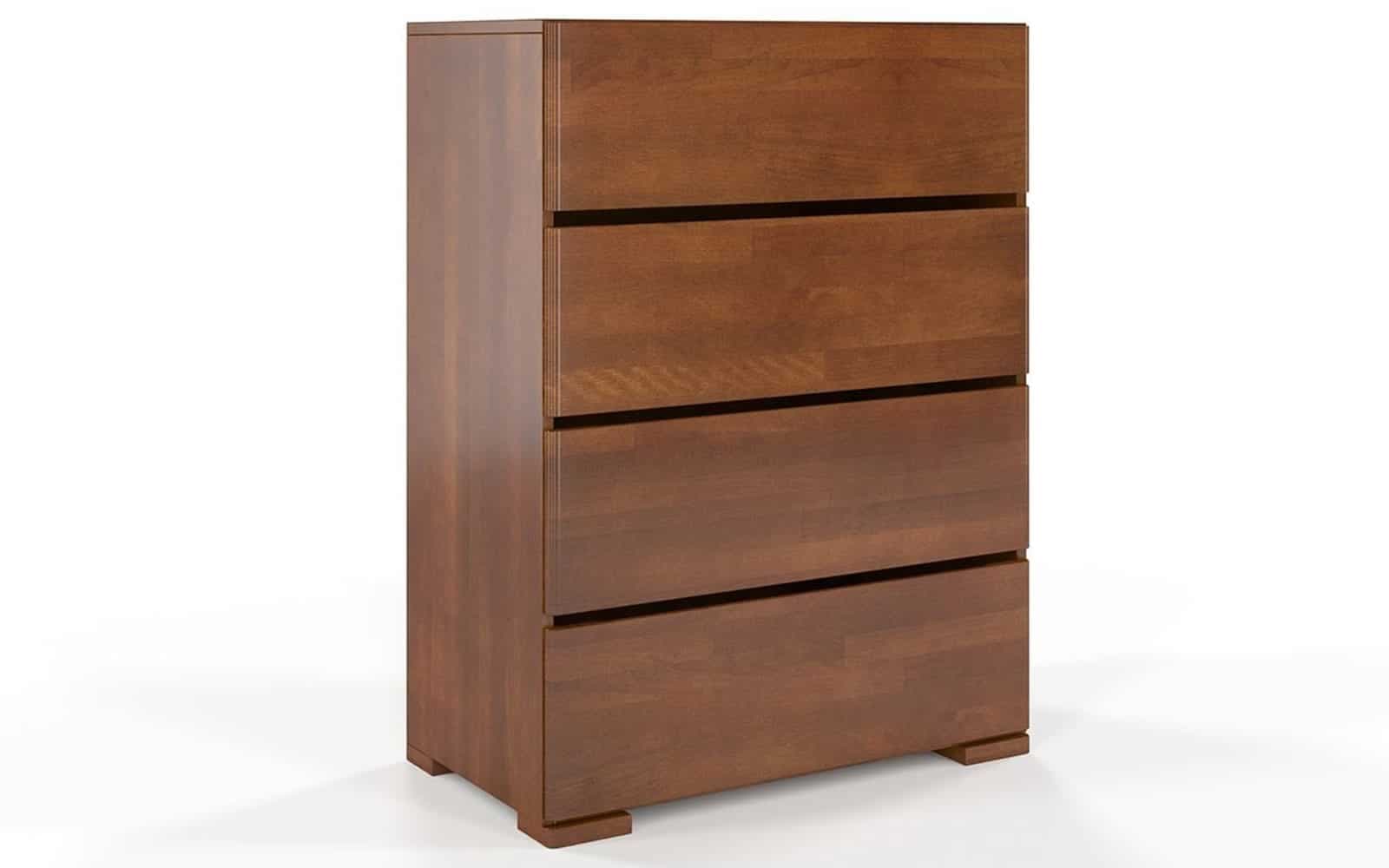 Comodă TerraCraft, Lemn Masiv Fag, 4 Sertare, 80x45x108cm