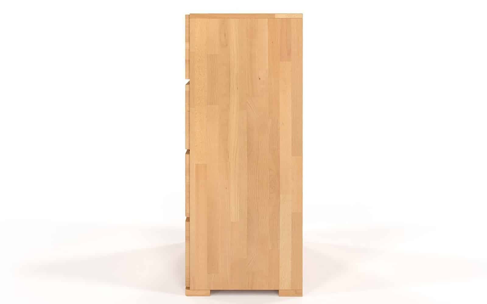 Comodă TerraCraft, Lemn Masiv Fag, 4 Sertare, 80x45x108cm