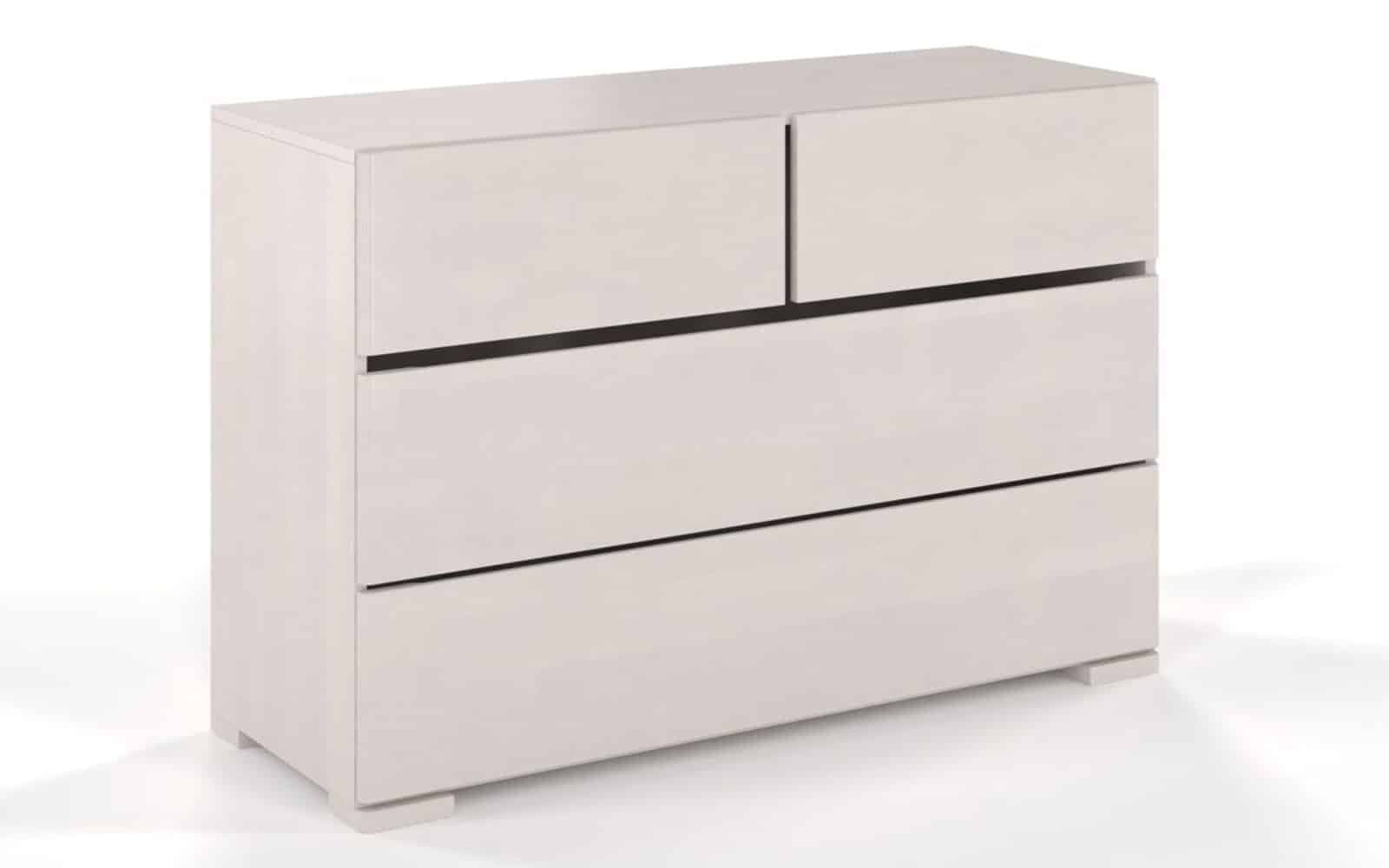 Comodă TerraCraft, Lemn Masiv Fag, 2+2 Sertare, 120x45x81cm