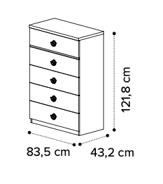 Set Dormitor Tabacco, Gri Lucios