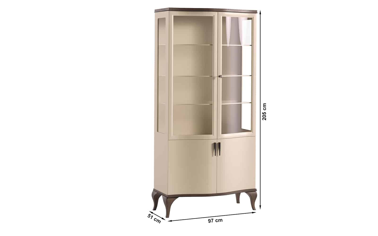 Set Living Leona, 3 Piese, Crem-Nuc
