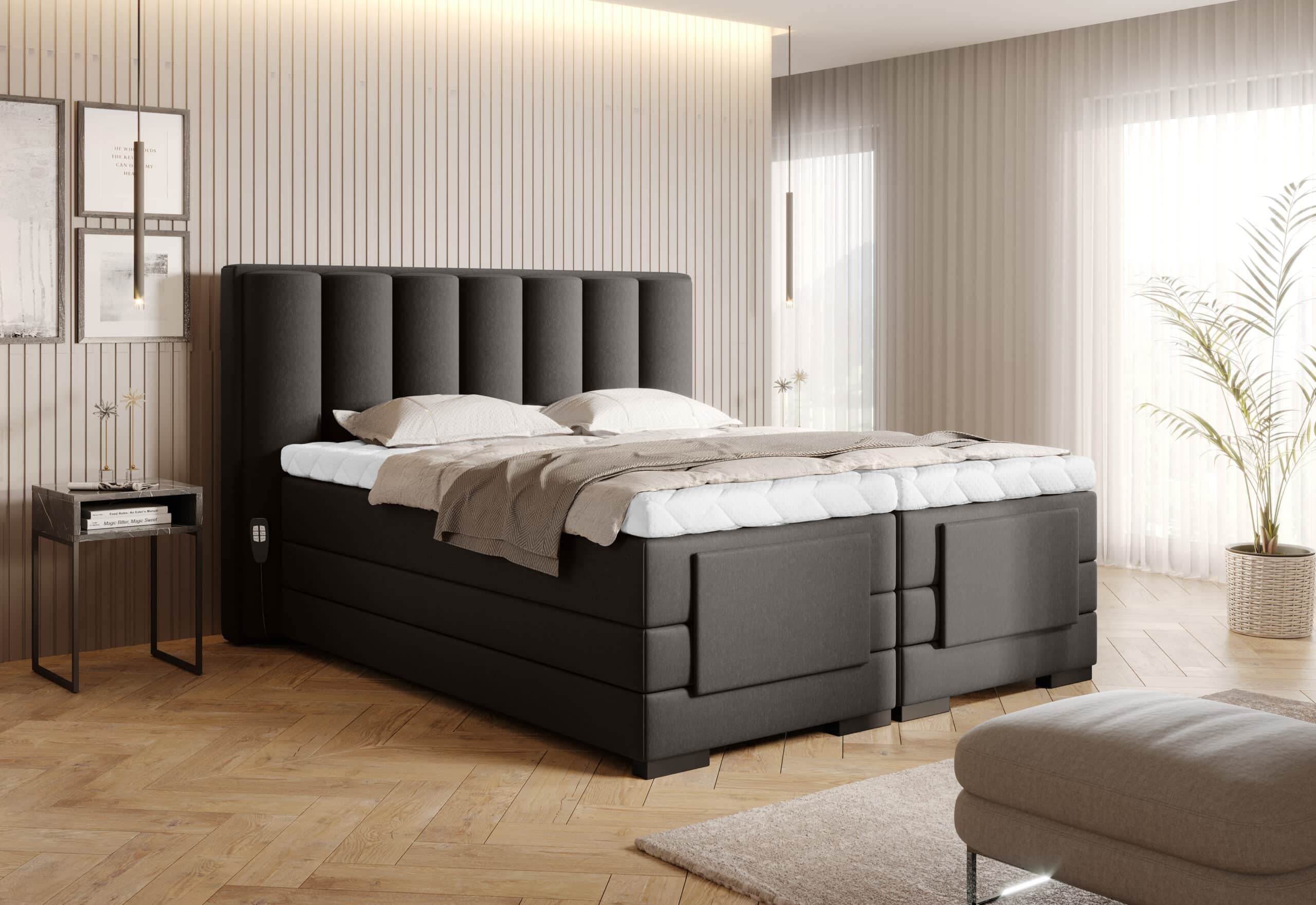 Pat Genoa cu Saltea, Topper, Electric Reglabil, Personalizabil