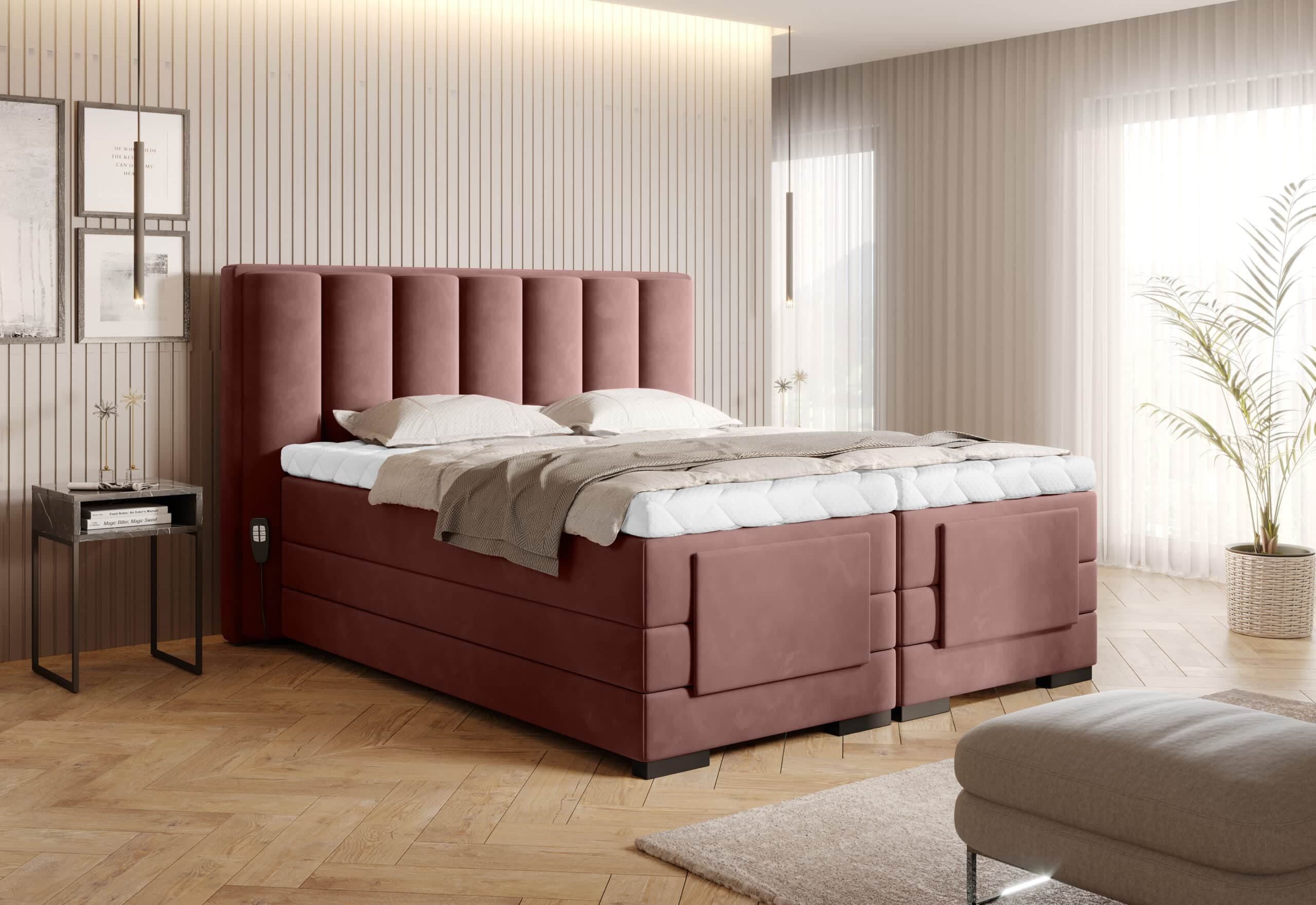 Pat Genoa cu Saltea, Topper, Electric Reglabil, Personalizabil