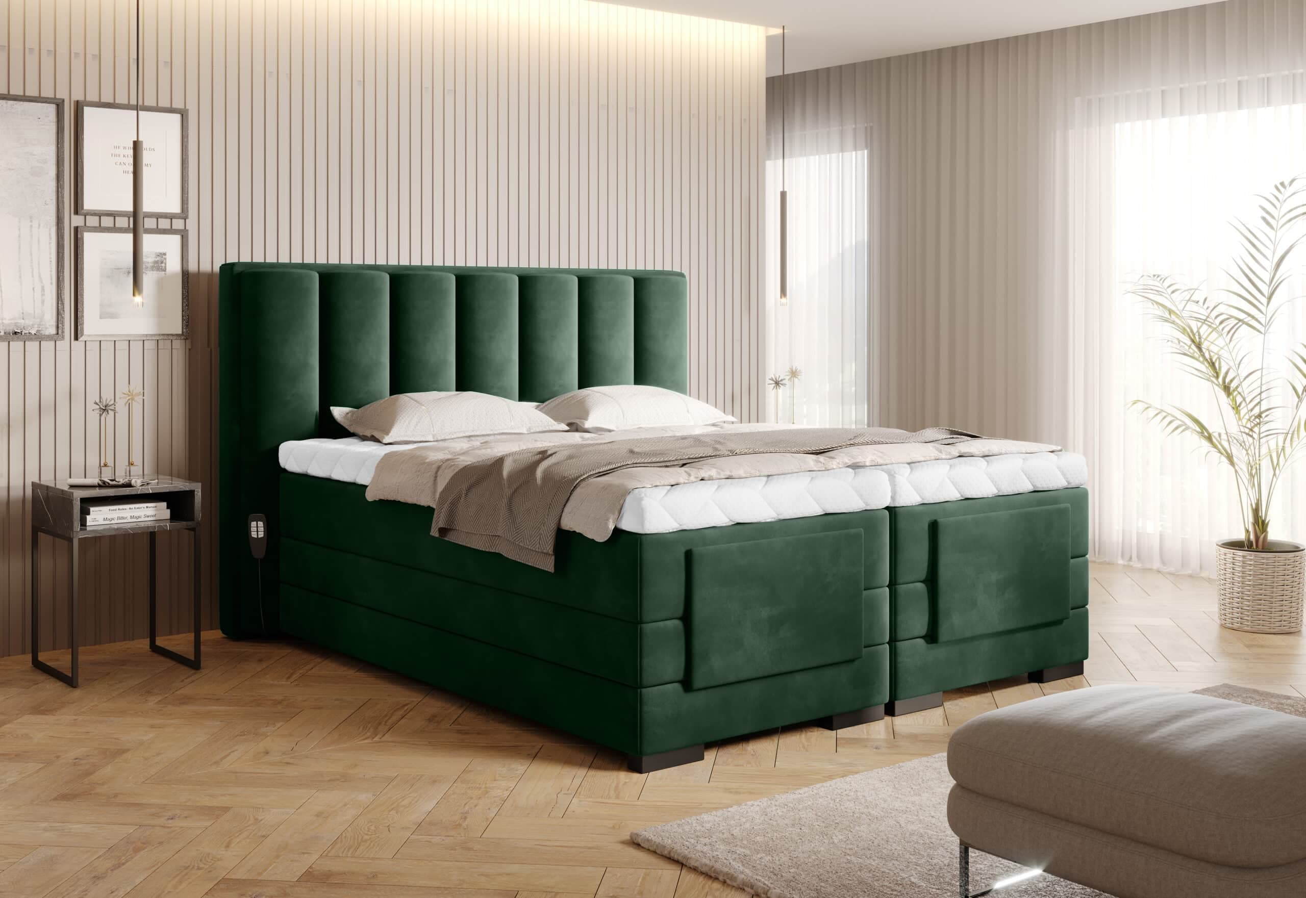 Pat Genoa cu Saltea, Topper, Electric Reglabil, Personalizabil
