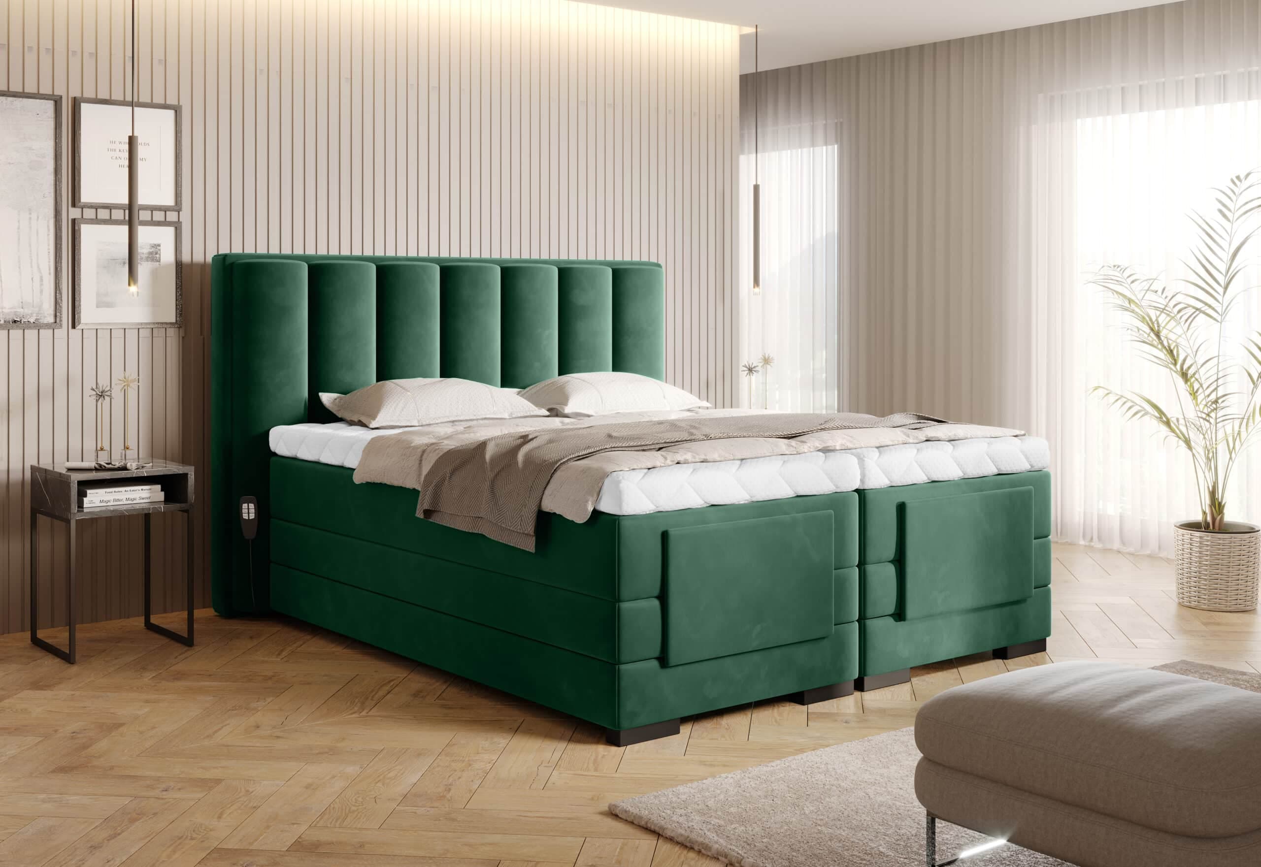 Pat Genoa cu Saltea, Topper, Electric Reglabil, Personalizabil