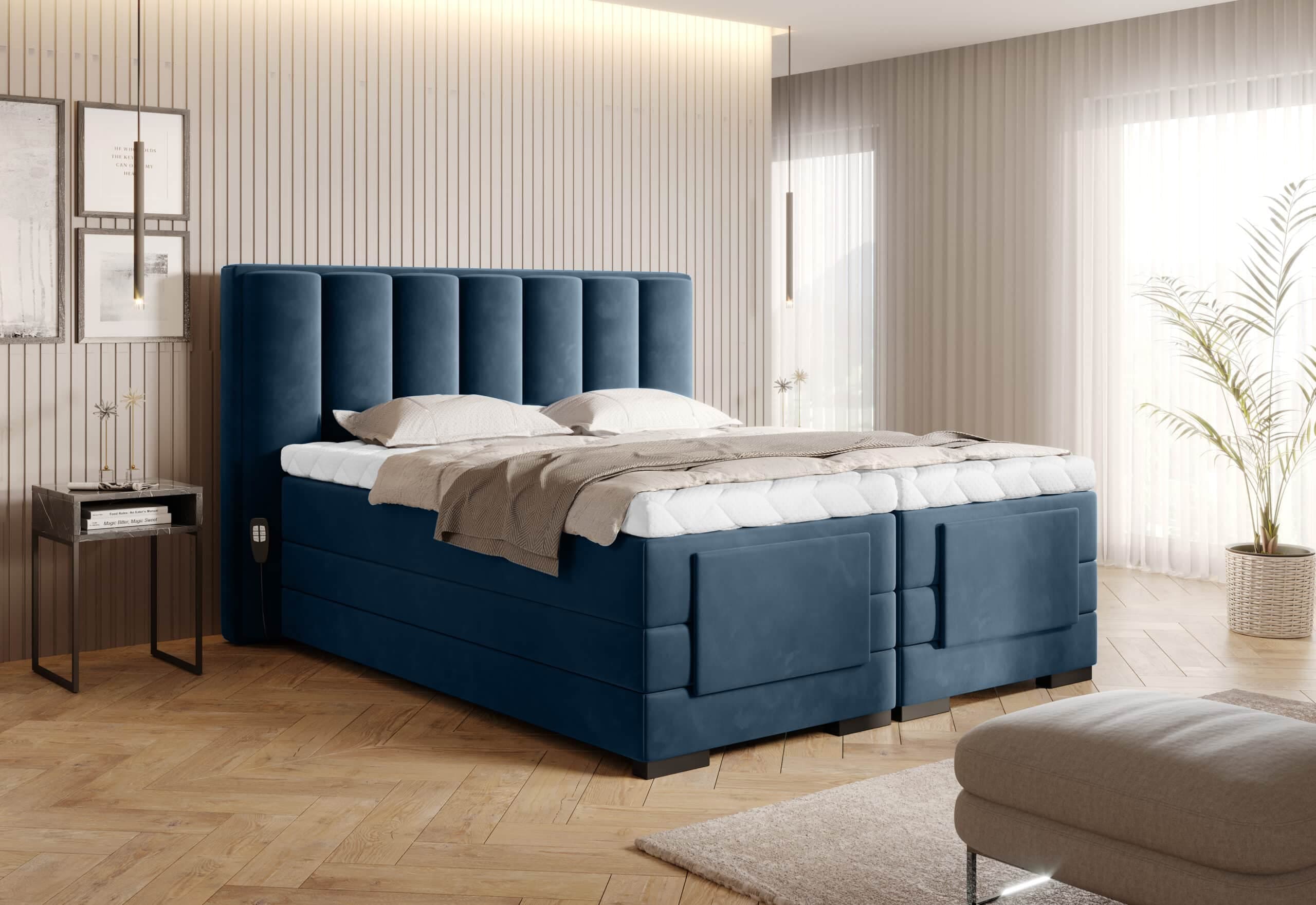 Pat Genoa cu Saltea, Topper, Electric Reglabil, Personalizabil