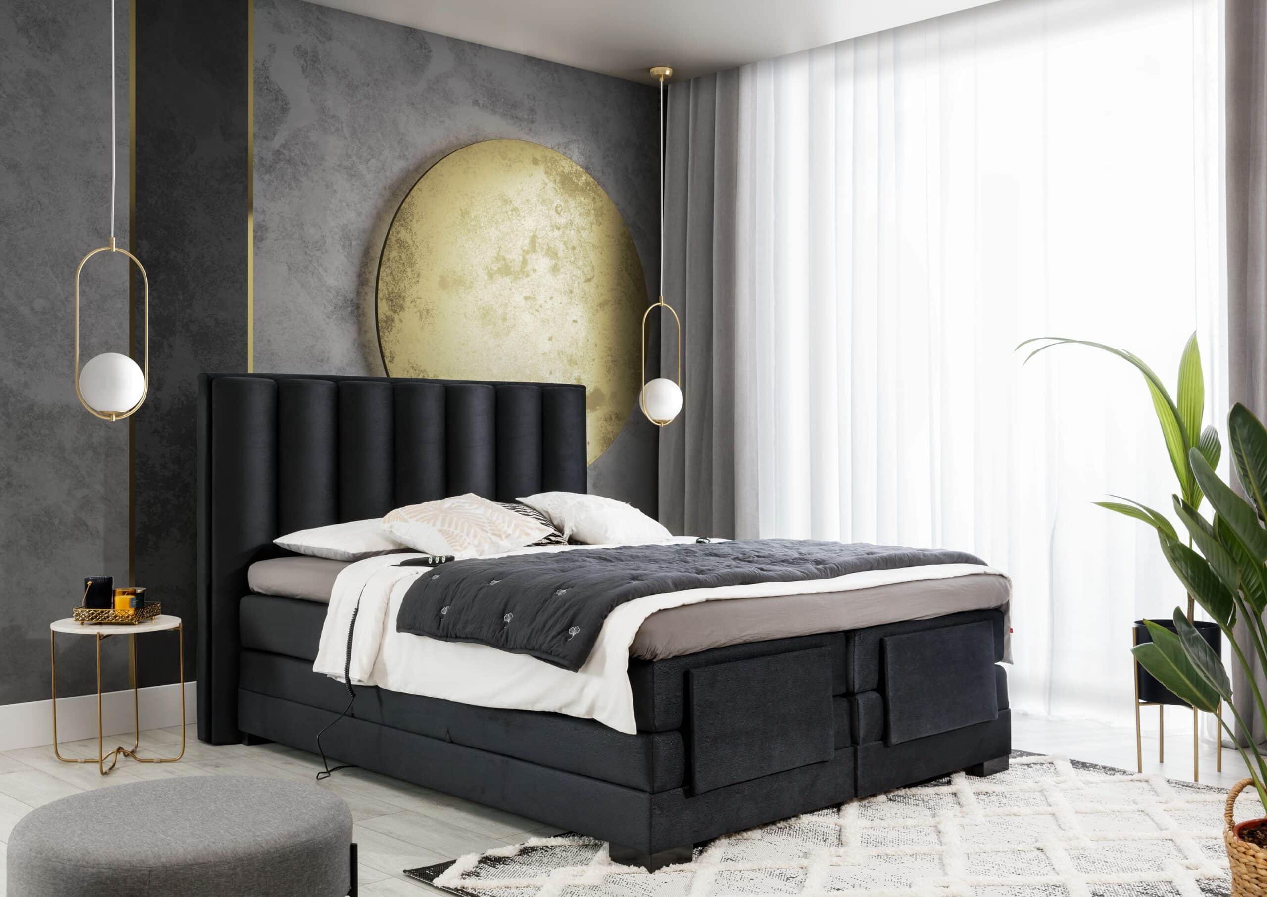 Pat Genoa cu Saltea, Topper, Electric Reglabil, Personalizabil