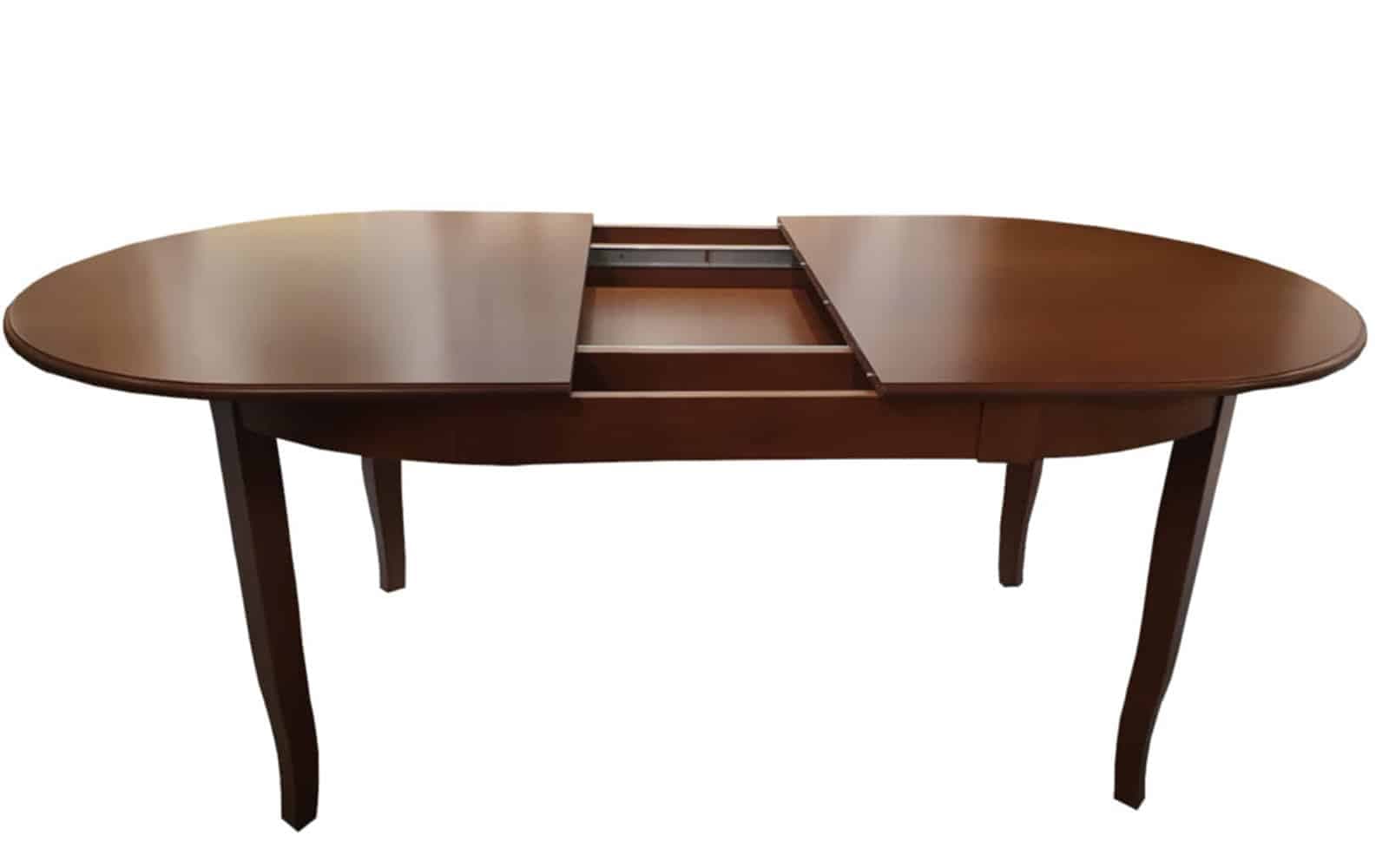 Masă Dining Ella, Extensibilă, 165/220x100x78cm, Lemn masiv