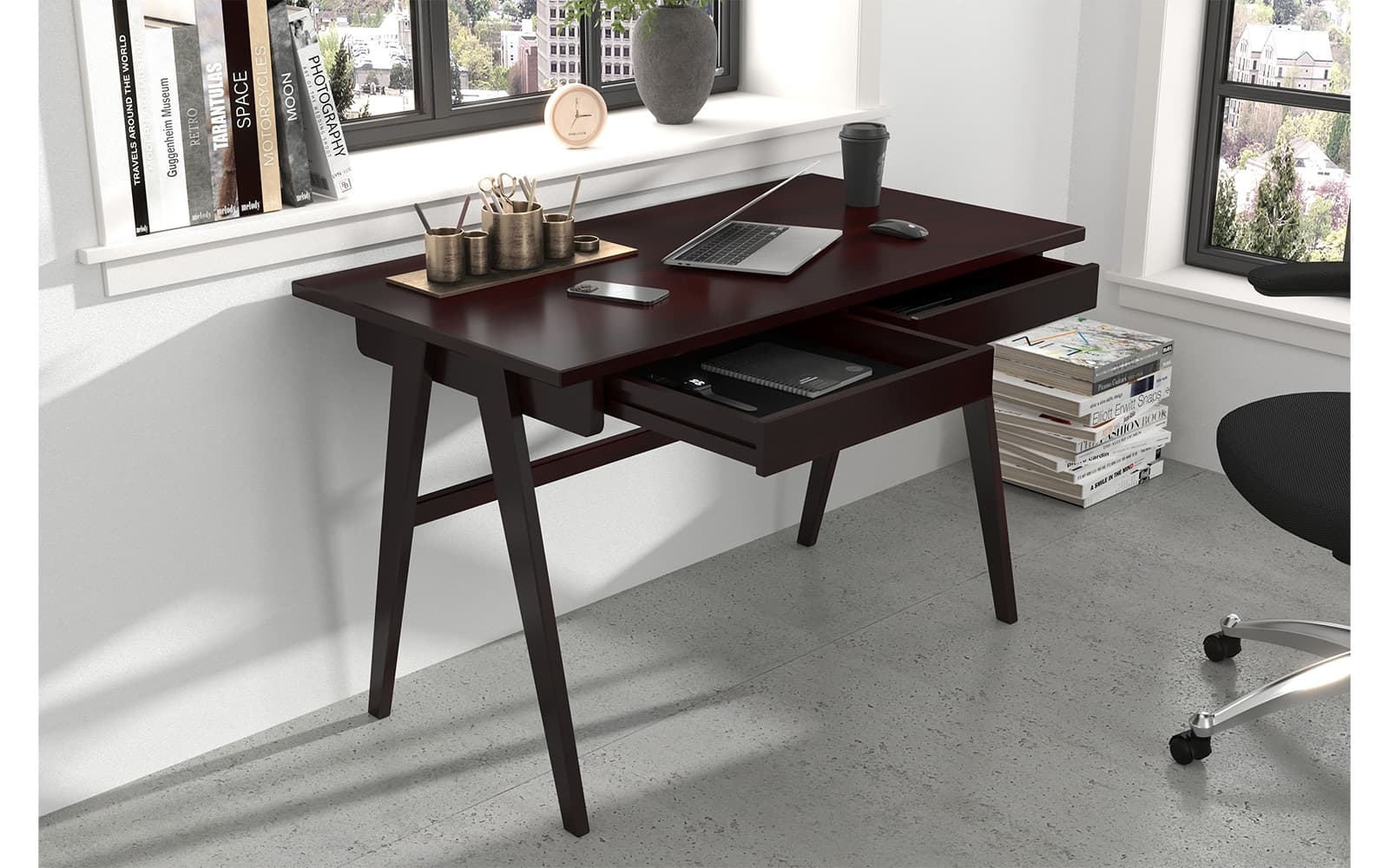 Birou Baraga, Lemn Masiv, 120x65x75cm, Personalizabil