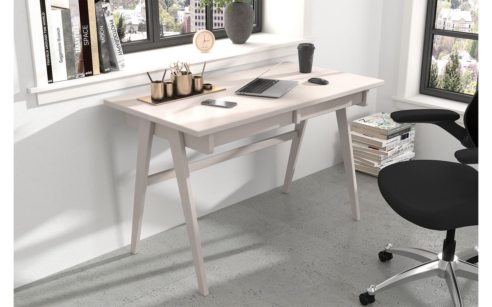 Birou Baraga, Lemn Masiv, 120x65x75cm, Personalizabil