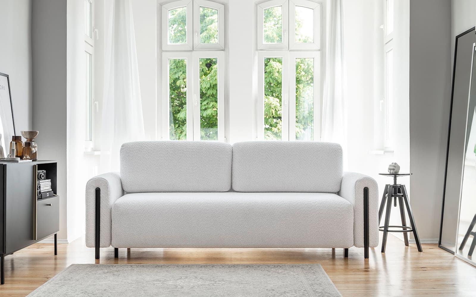 Canapea CosmoFlex, Extensibila, Personalizabila din lemn masiv