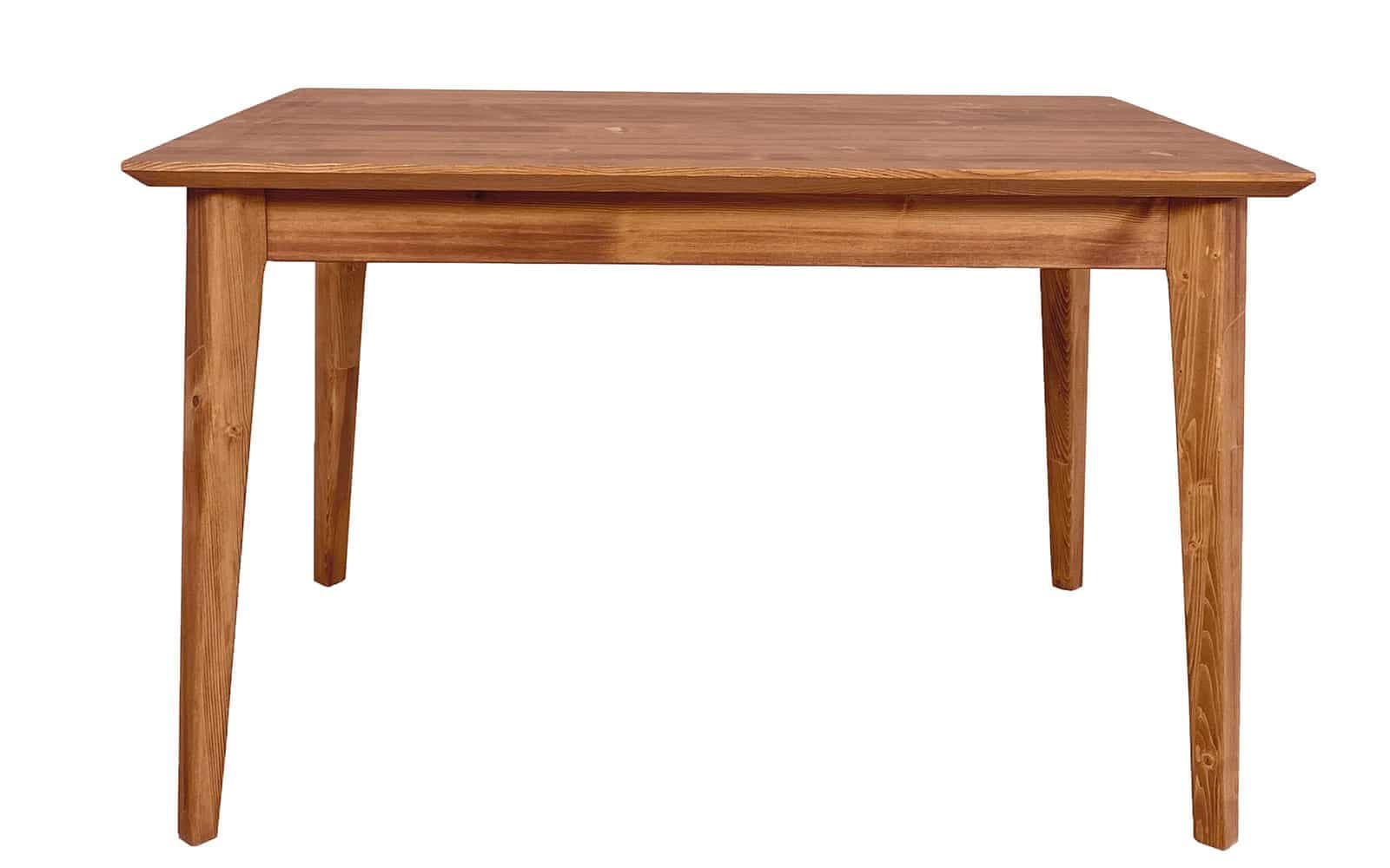 Masă Dining Timeless, Lemn Masiv, 120x80x76 cm, Whisky
