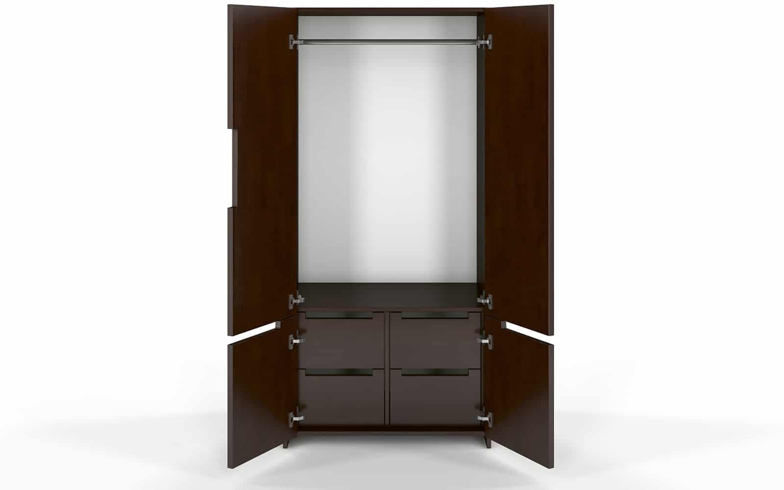 dulap terracraft, lemn masiv, 86x60x180